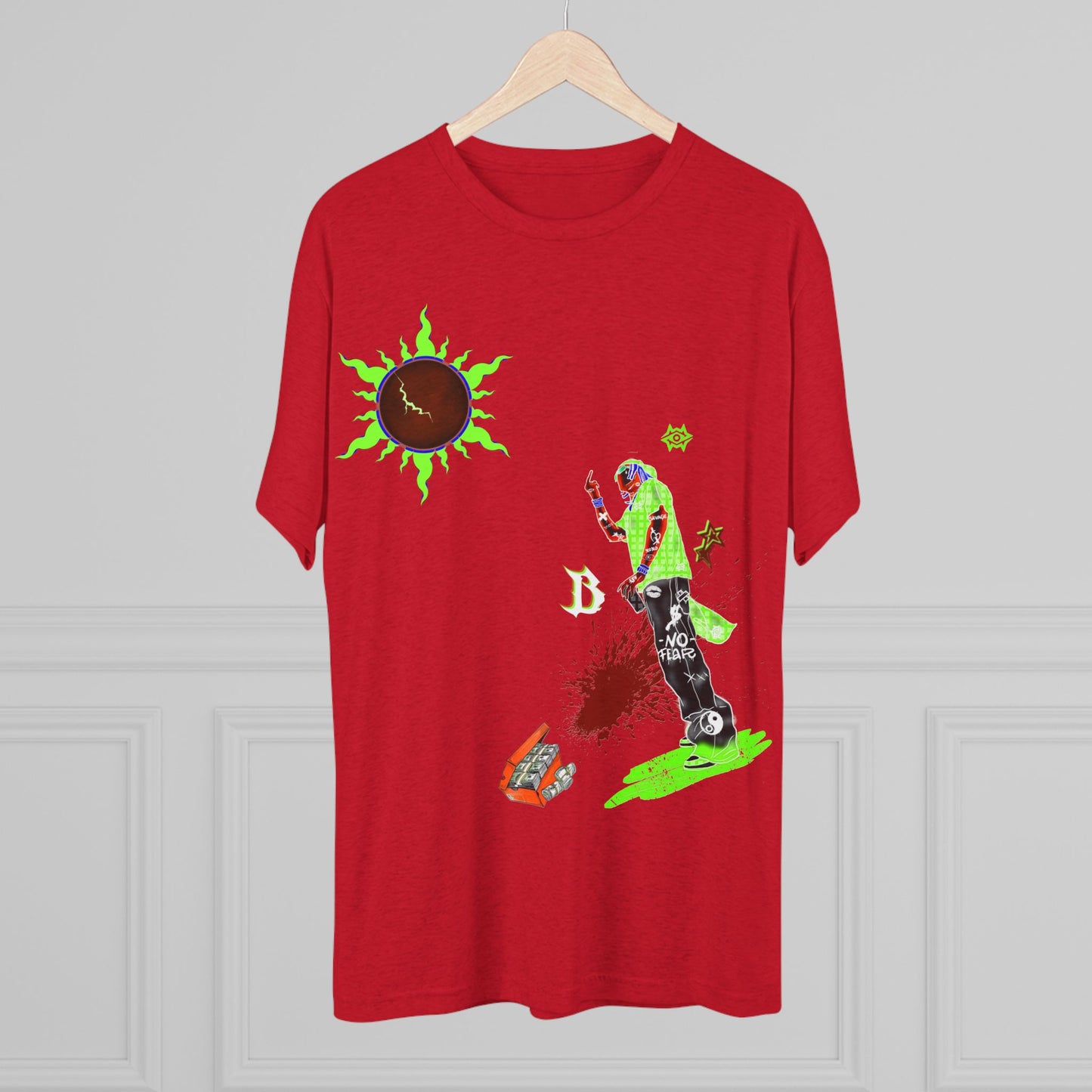 Tri Blend T-Shirt / The World Ruler