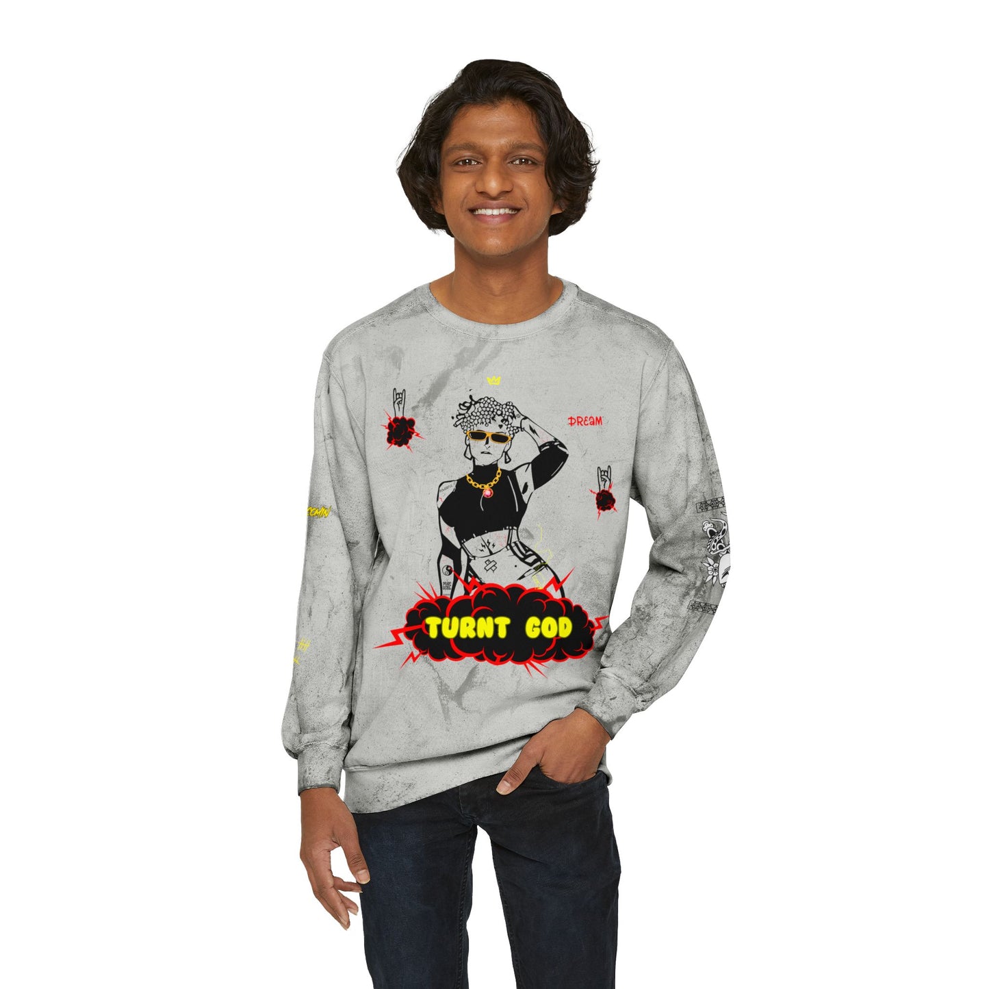 Color Blast Sweatshirt / Turnt God