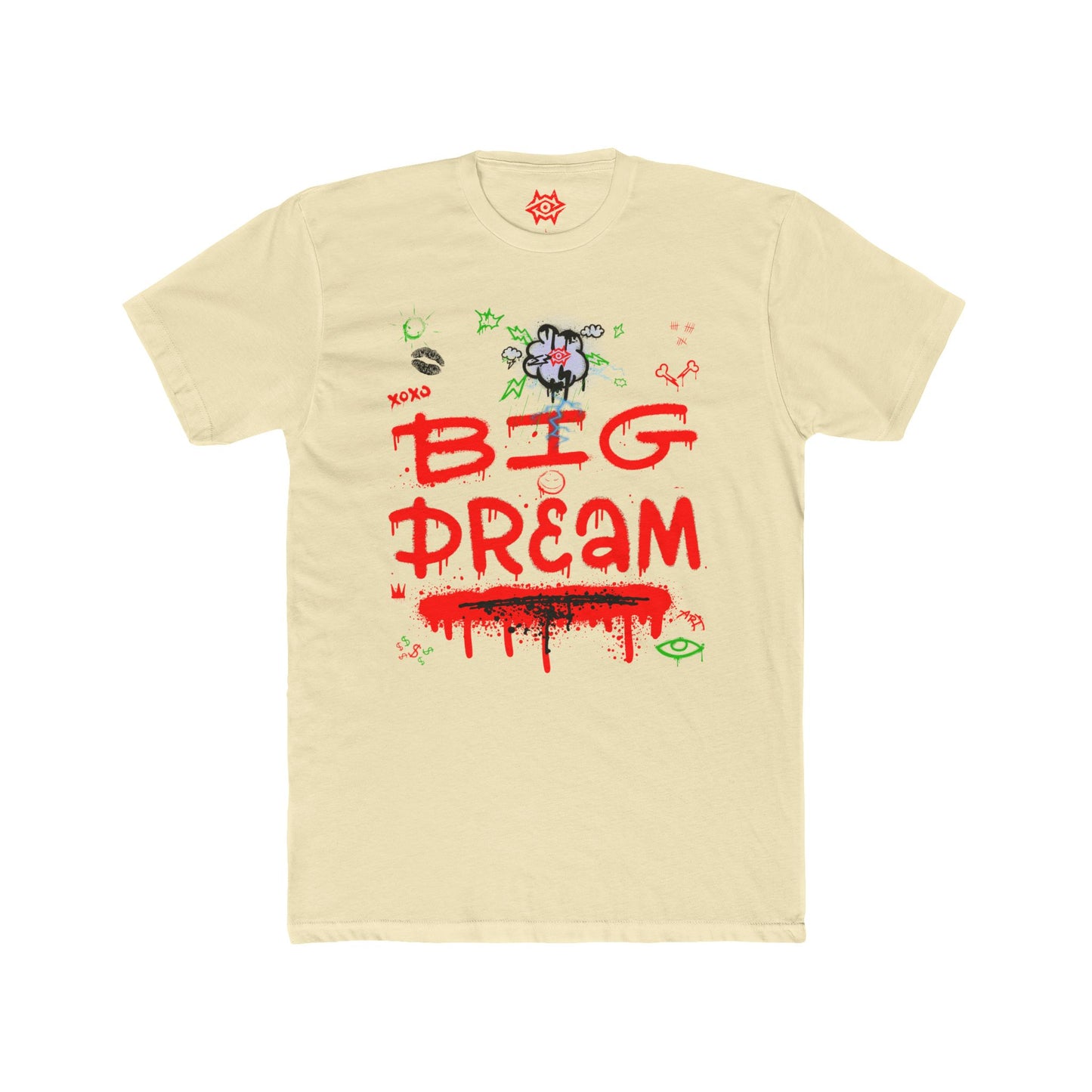 Cotton Crew Neck T-Shirt / Big Dream