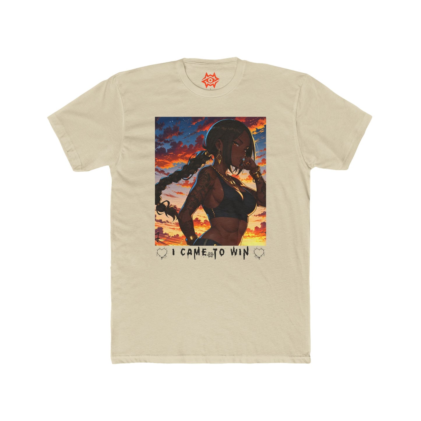 Cotton Crew Neck T-Shirt/ The Winner