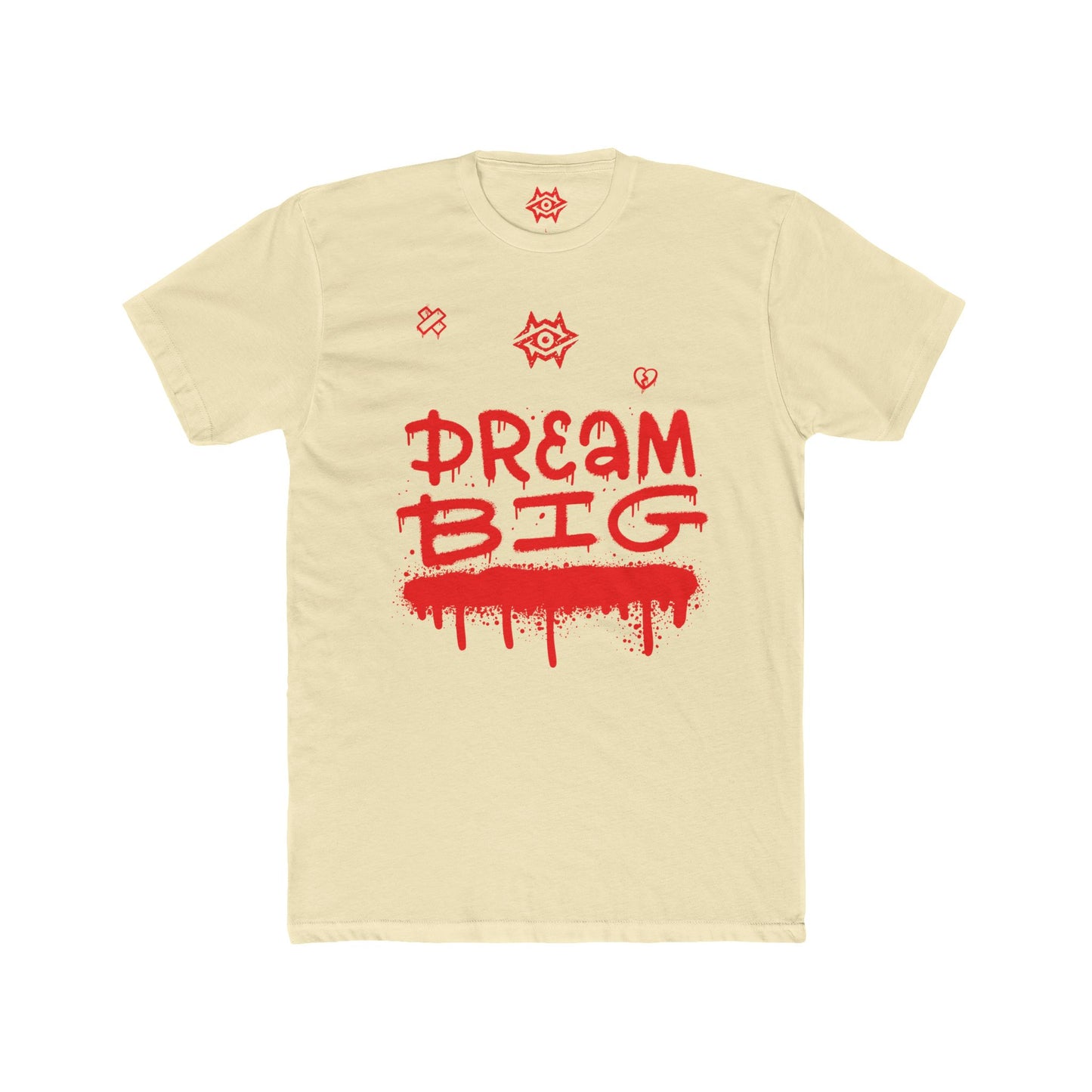 Cotton Crew Neck T-Shirt / Dream Big