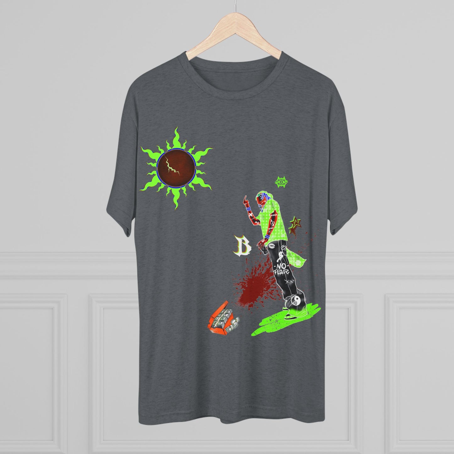 Tri Blend T-Shirt / The World Ruler