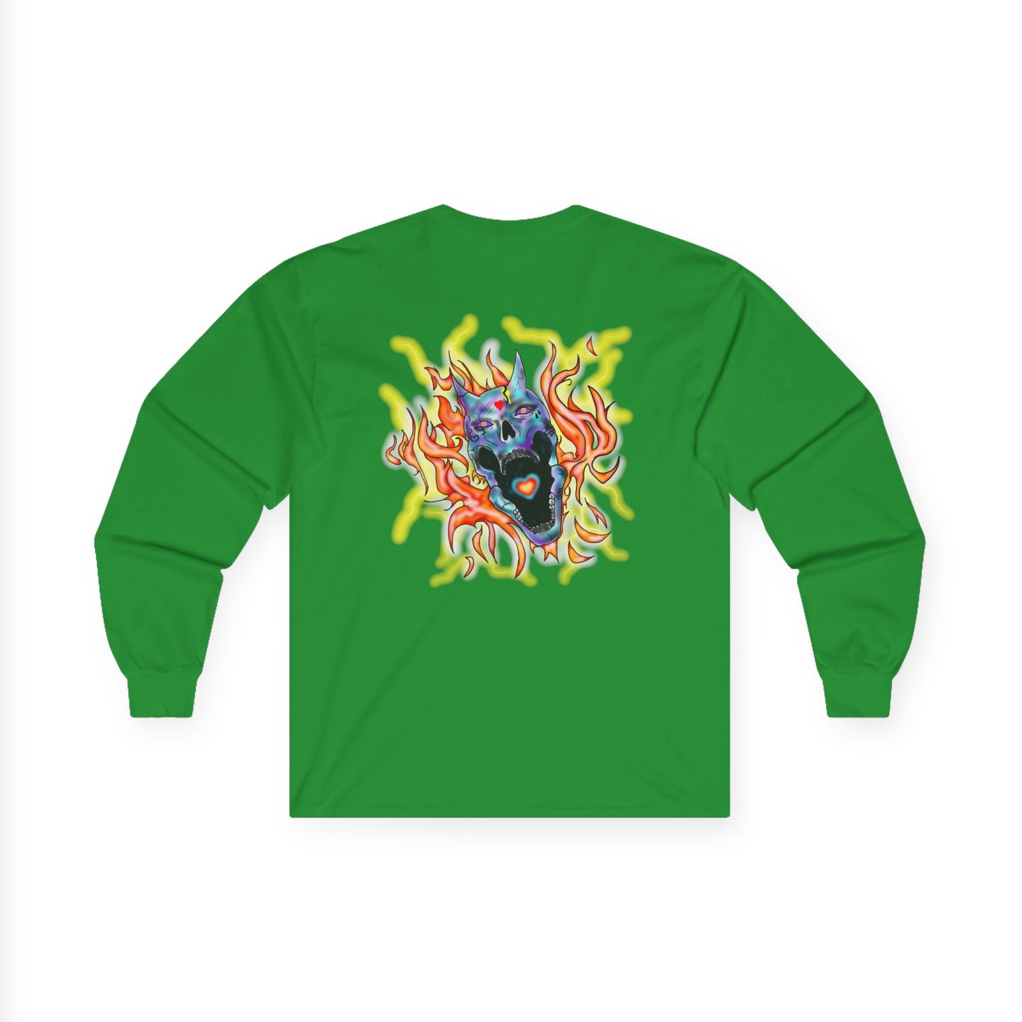 Long Sleeve Tee / Love Skull