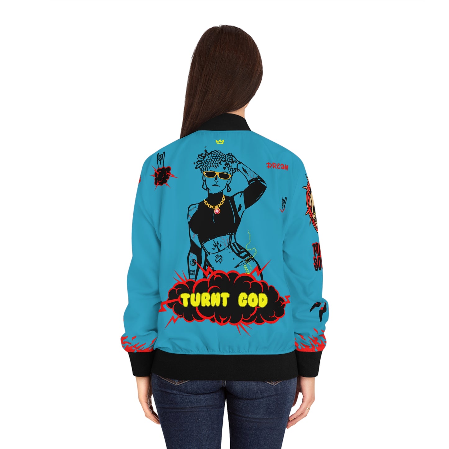 Women's Bomber Jacket / Turnt God