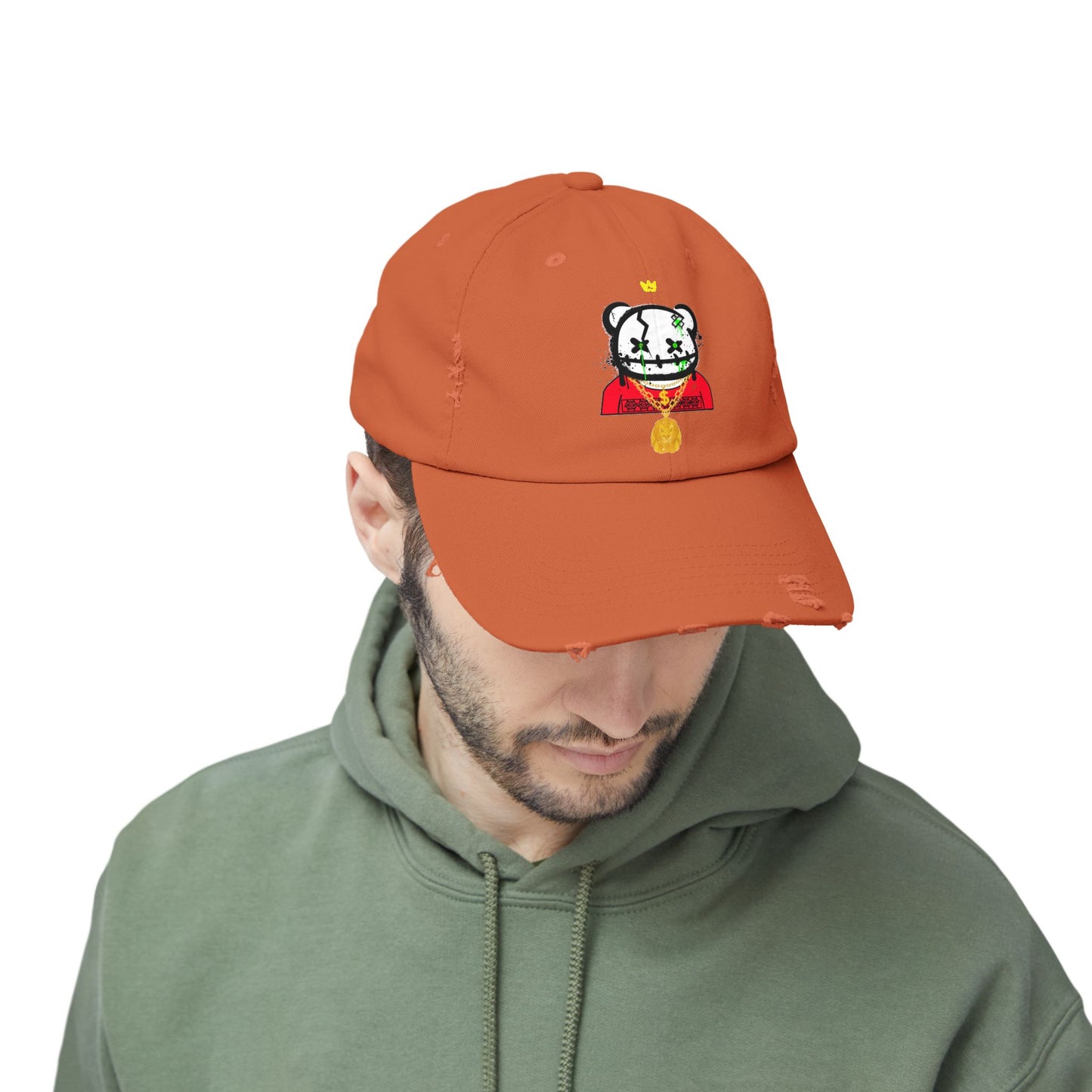 Distressed Cap B. Grizzly