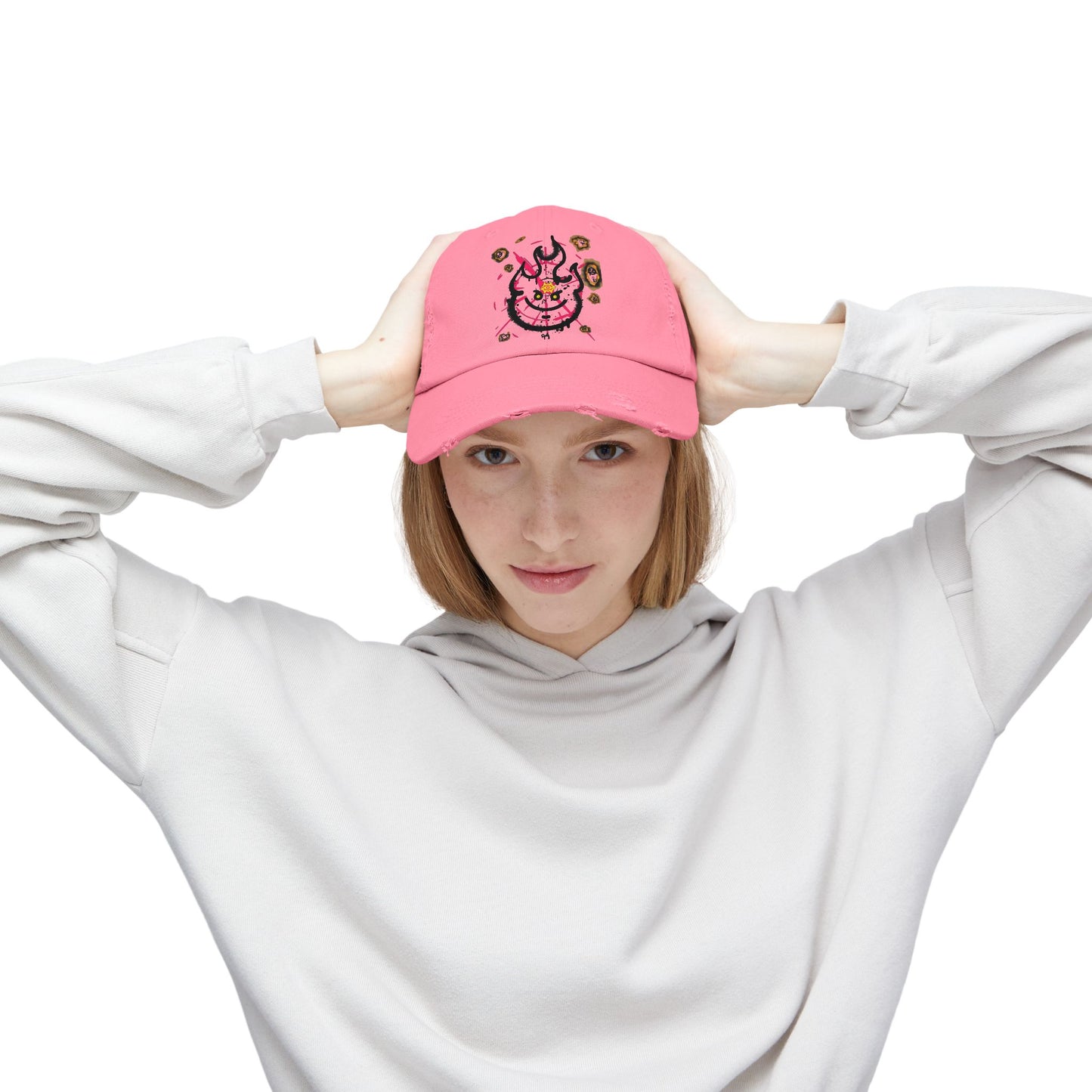 Distressed Cap-Inner Flames