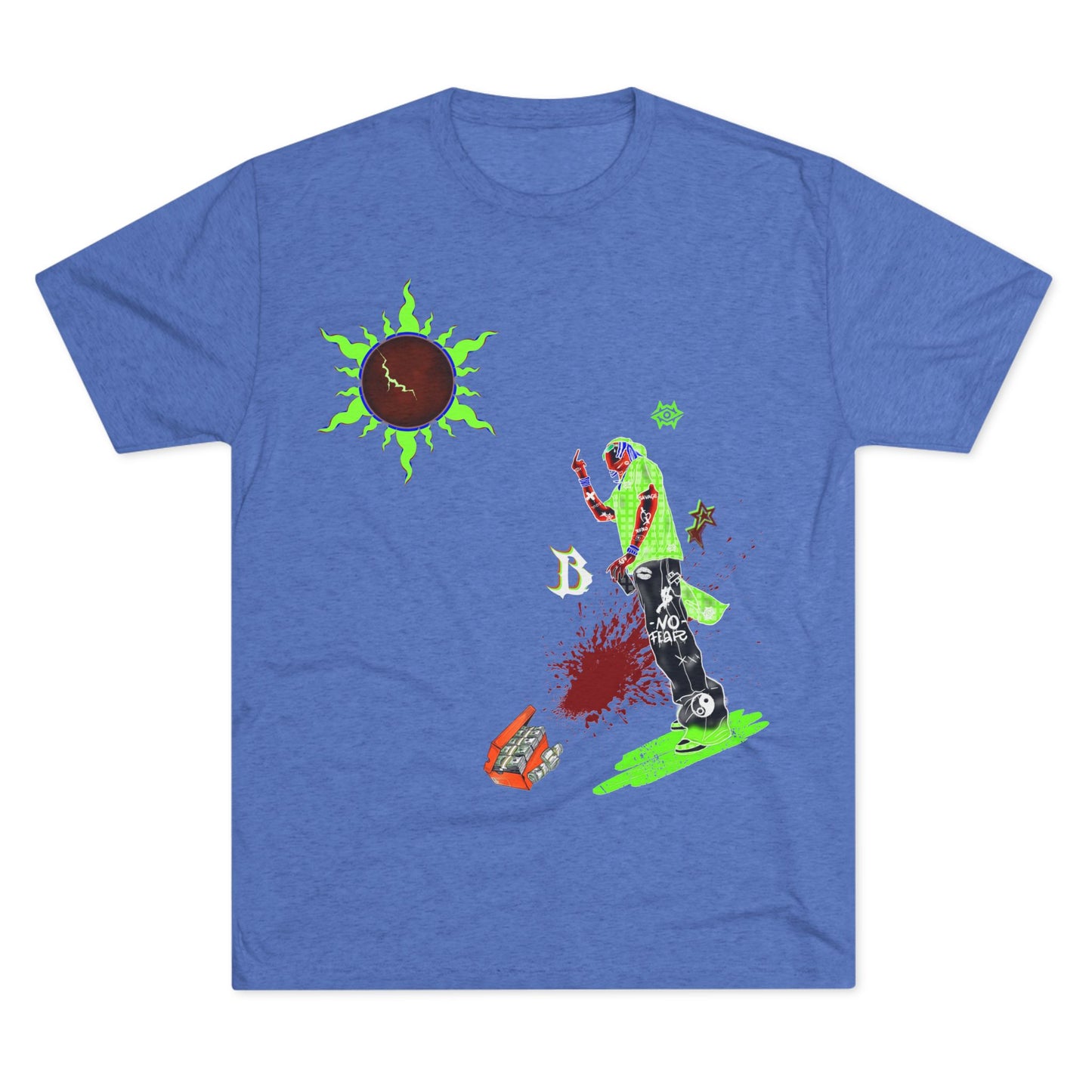 Tri Blend T-Shirt / The World Ruler
