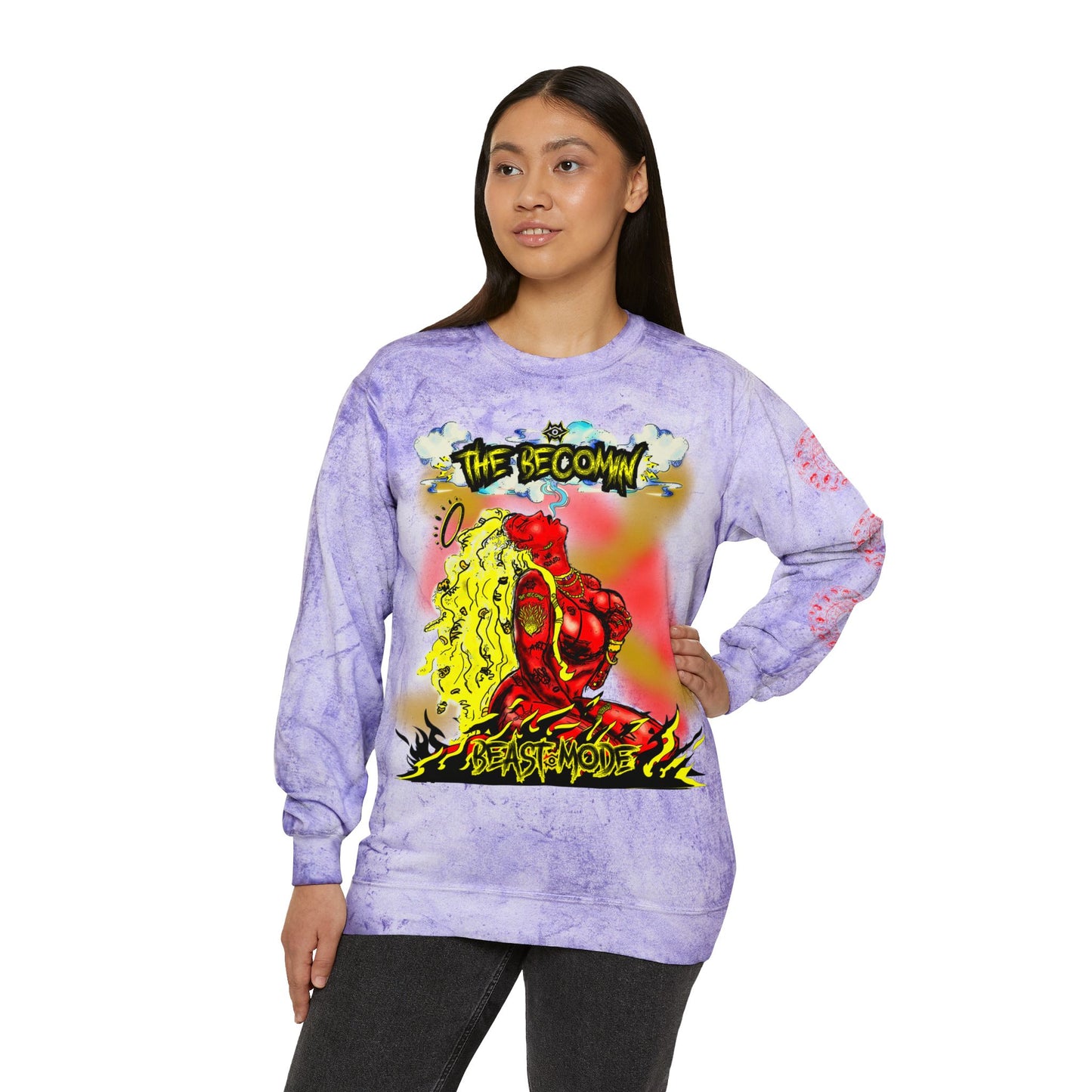 Color Blast Sweatshirt - Beast Mode