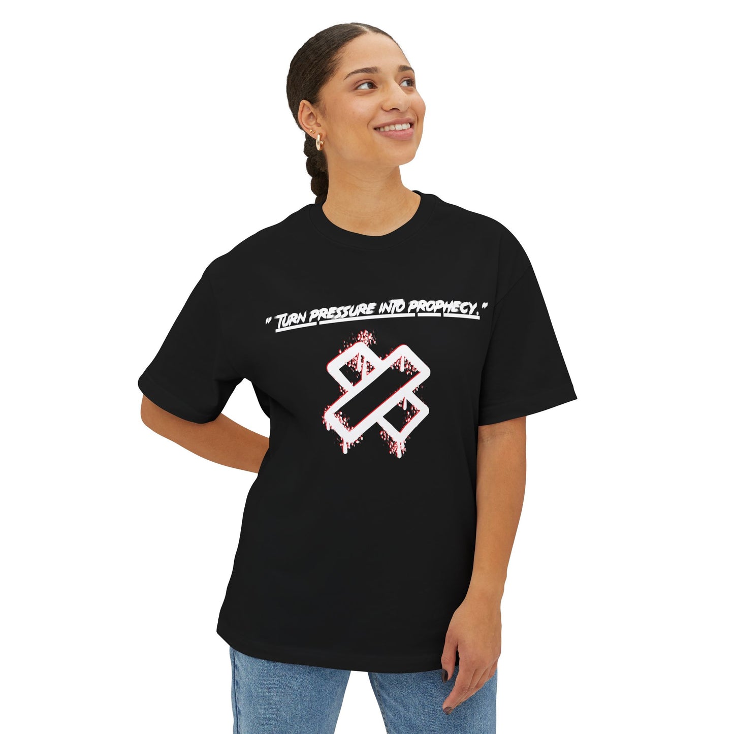 Oversized Boxy Tee- High Voltage