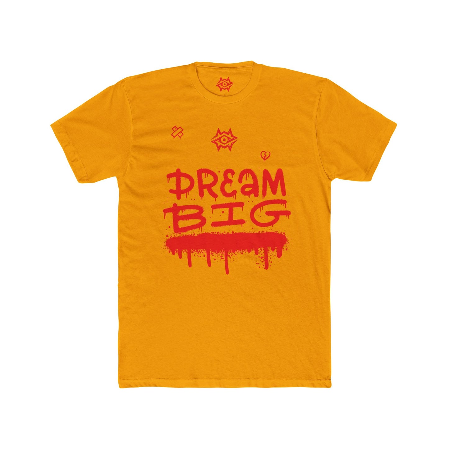 Cotton Crew Neck T-Shirt / Dream Big