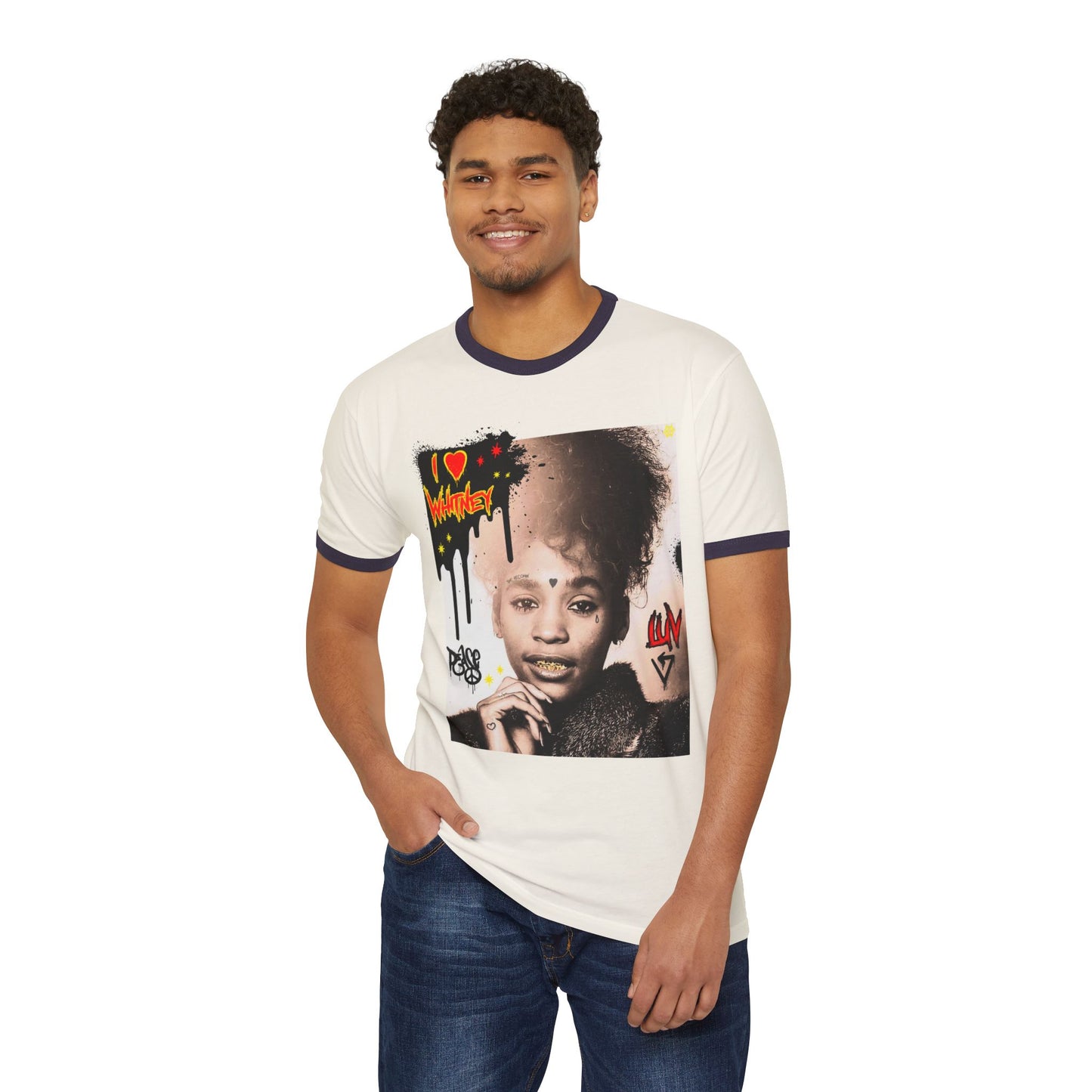 Ringer T-Shirt - I LUV WHITNEY