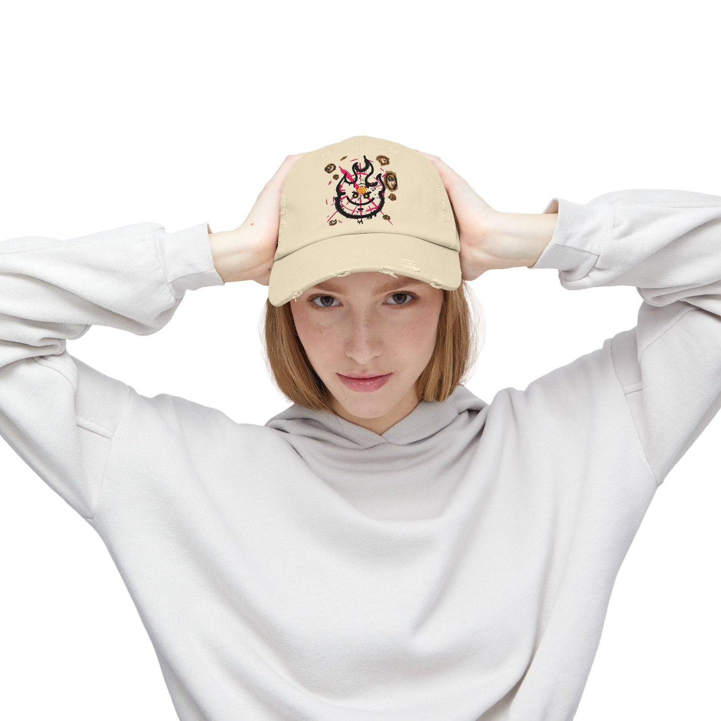Distressed Cap-Inner Flames
