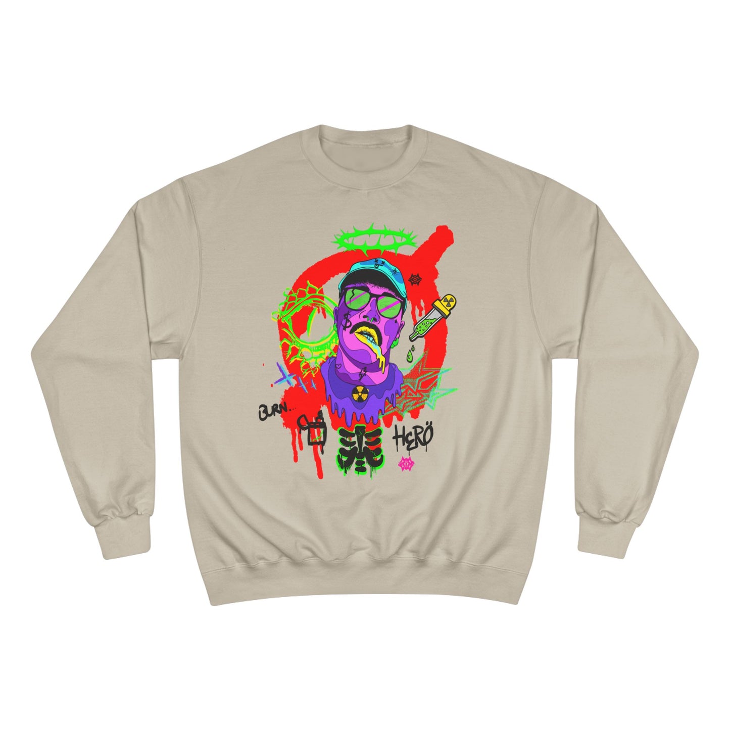 Champion Sweatshirt / Radioactive Hero