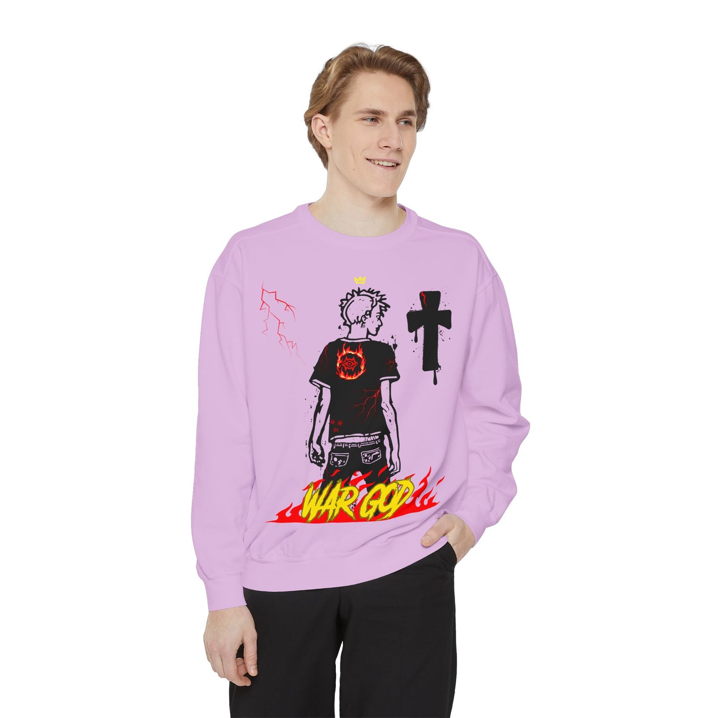 Dyed Sweatshirt /War God