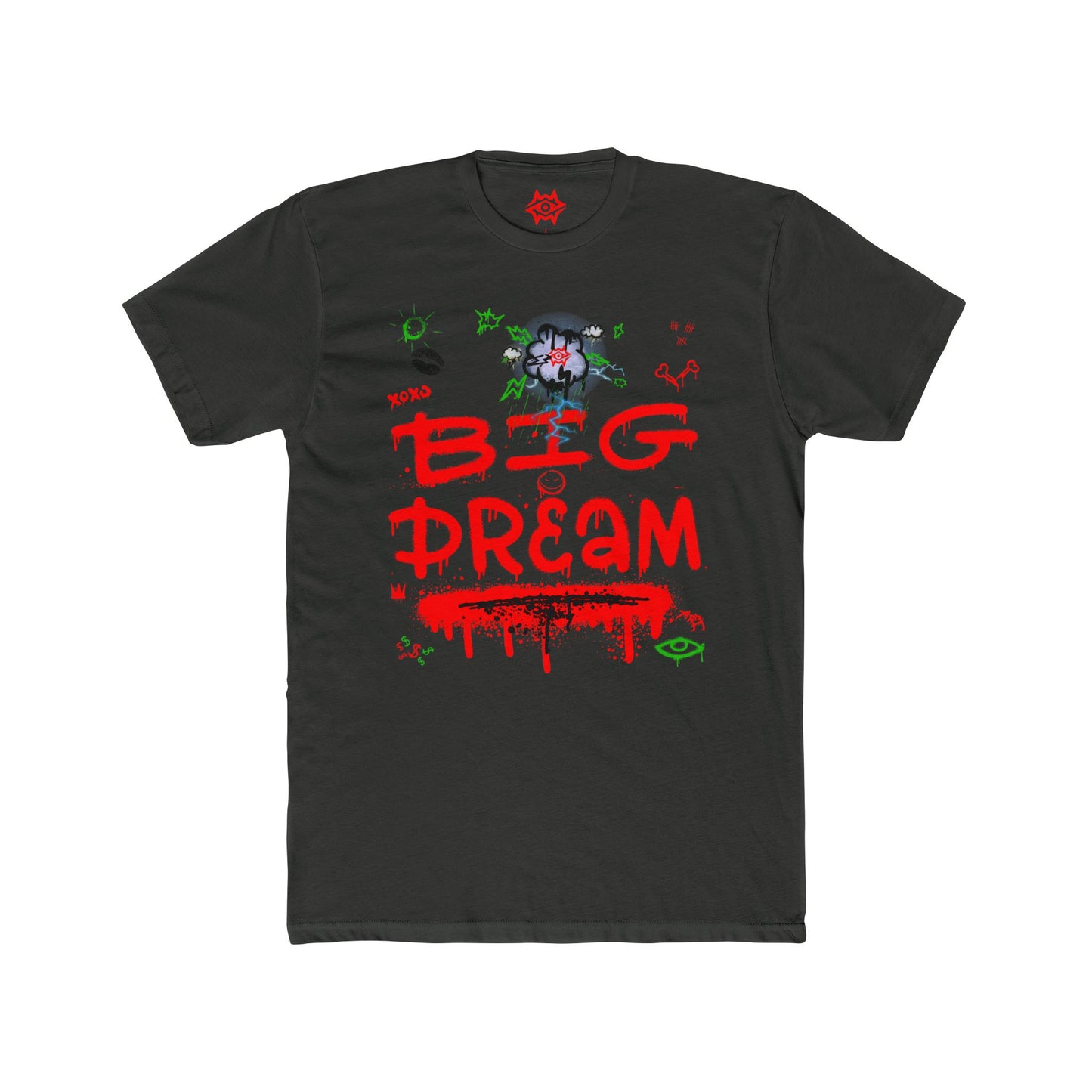 Cotton Crew Neck T-Shirt / Big Dream