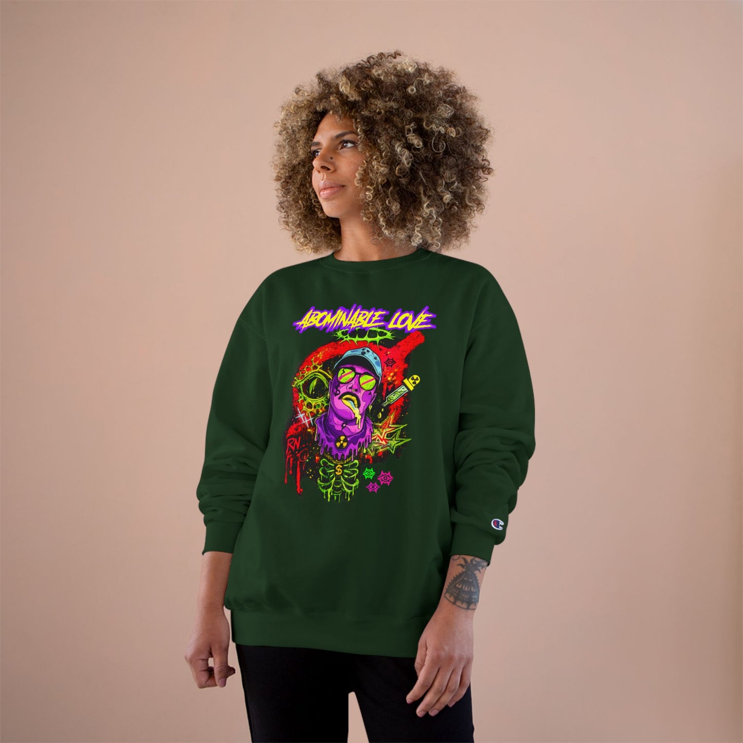 Champion Sweatshirt / Radioactive Hero