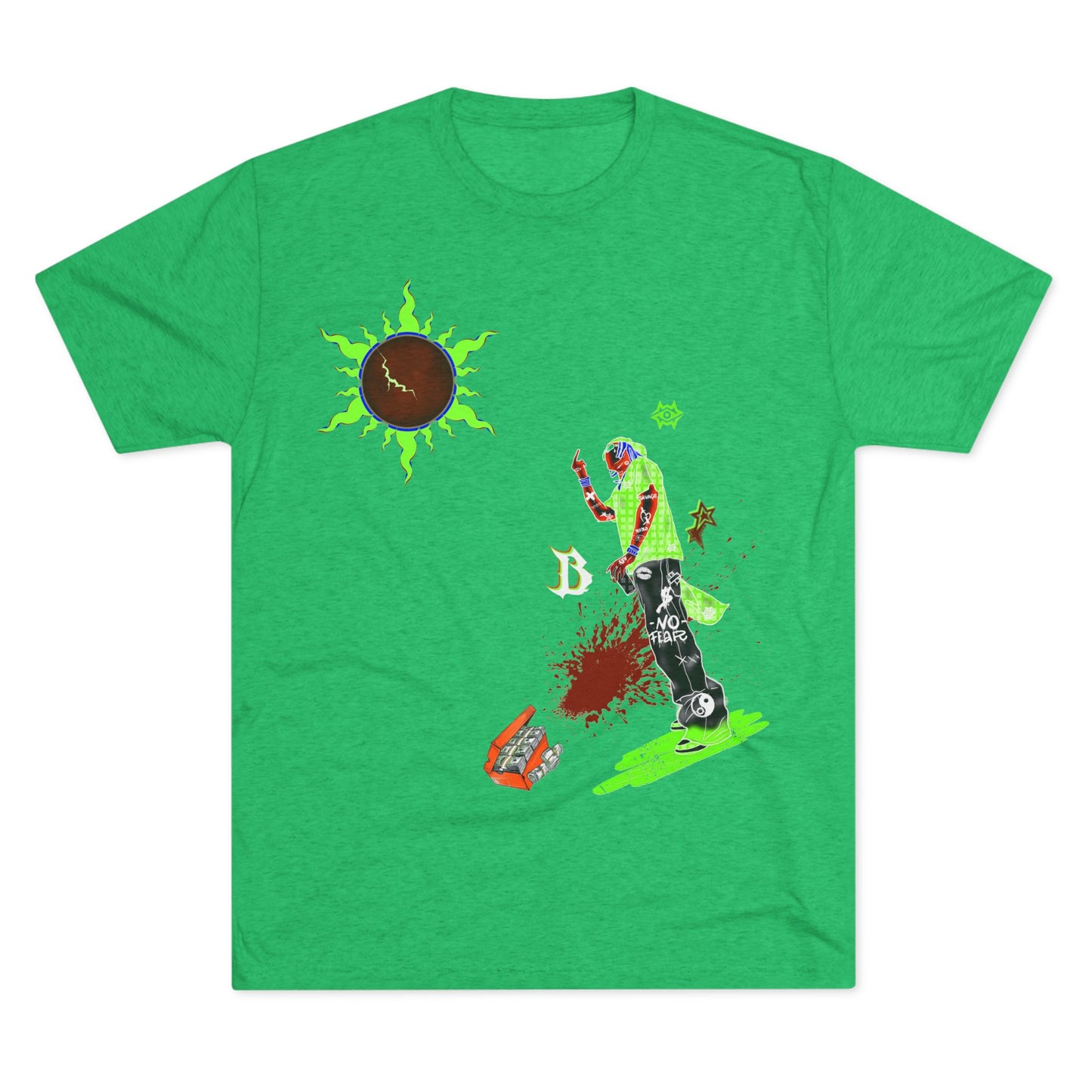 Tri Blend T-Shirt / The World Ruler