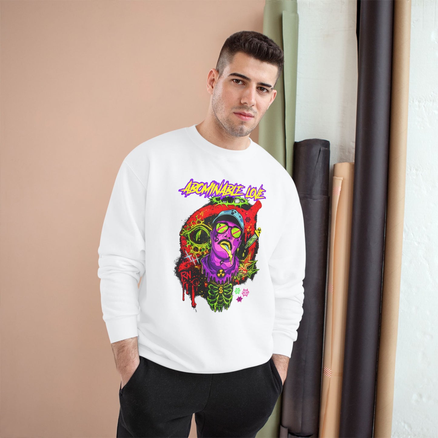 Champion Sweatshirt / Radioactive Hero