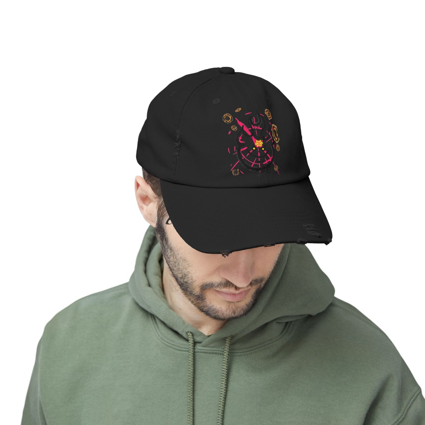 Distressed Cap-Inner Flames