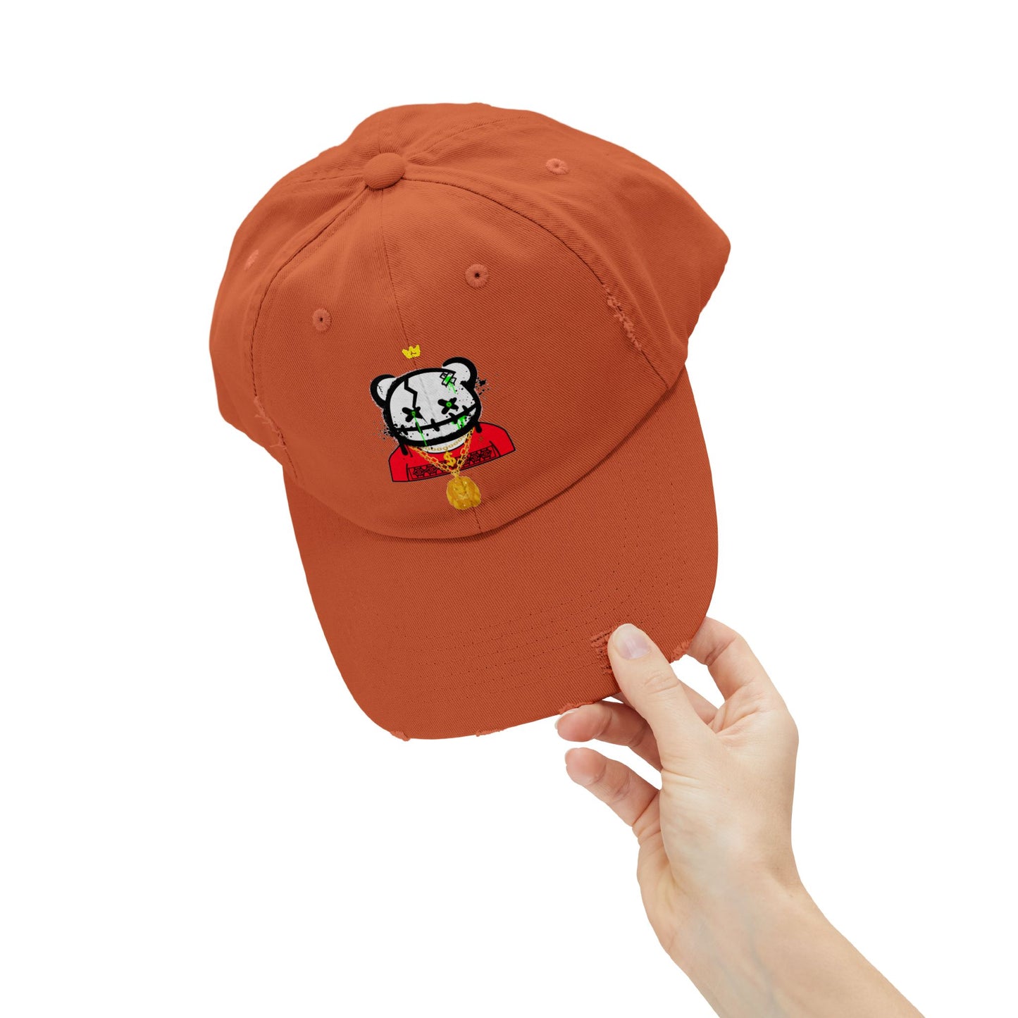 Distressed Cap B. Grizzly