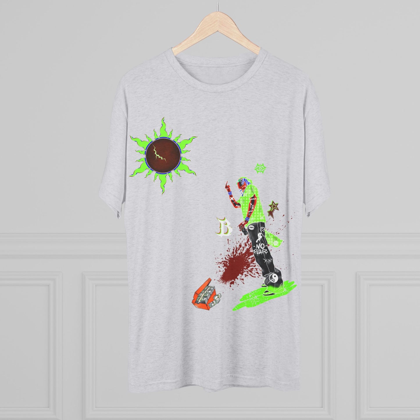 Tri Blend T-Shirt / The World Ruler