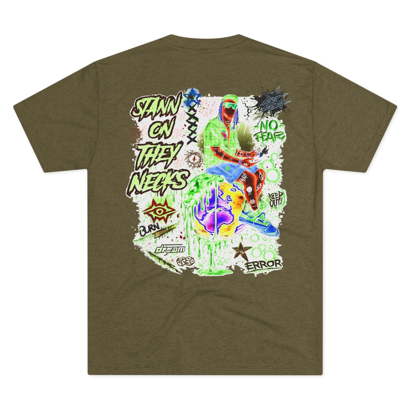 Tri Blend T-Shirt / The World Ruler