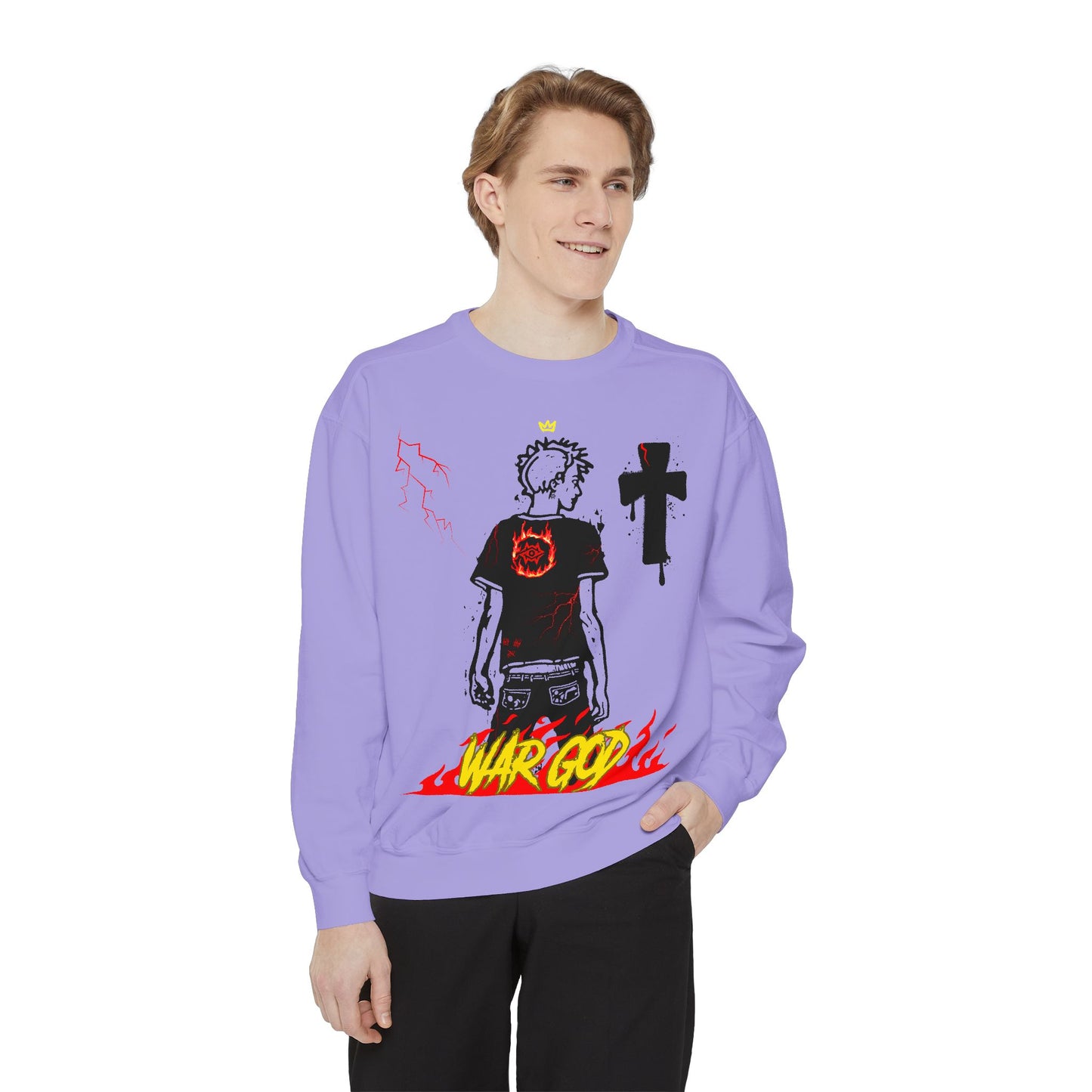 Dyed Sweatshirt /War God