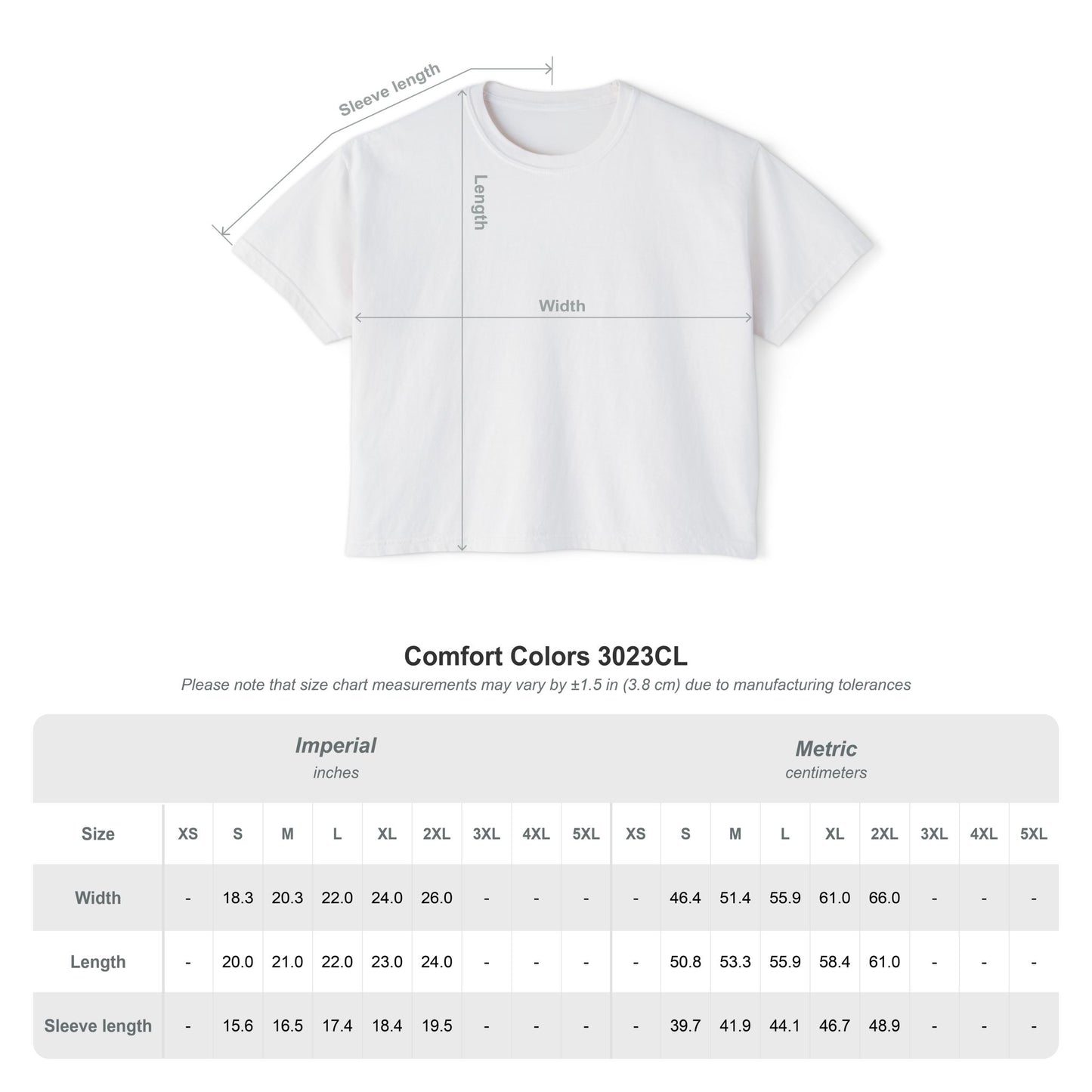 Boxy Tee - Retro Goddess