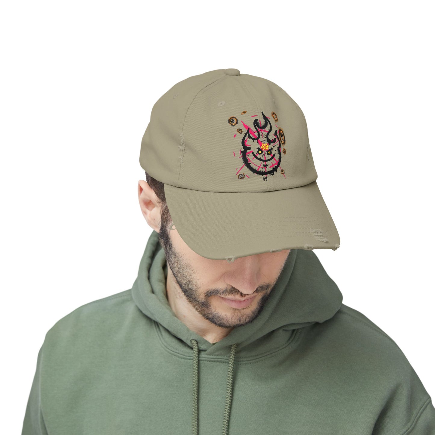 Distressed Cap-Inner Flames