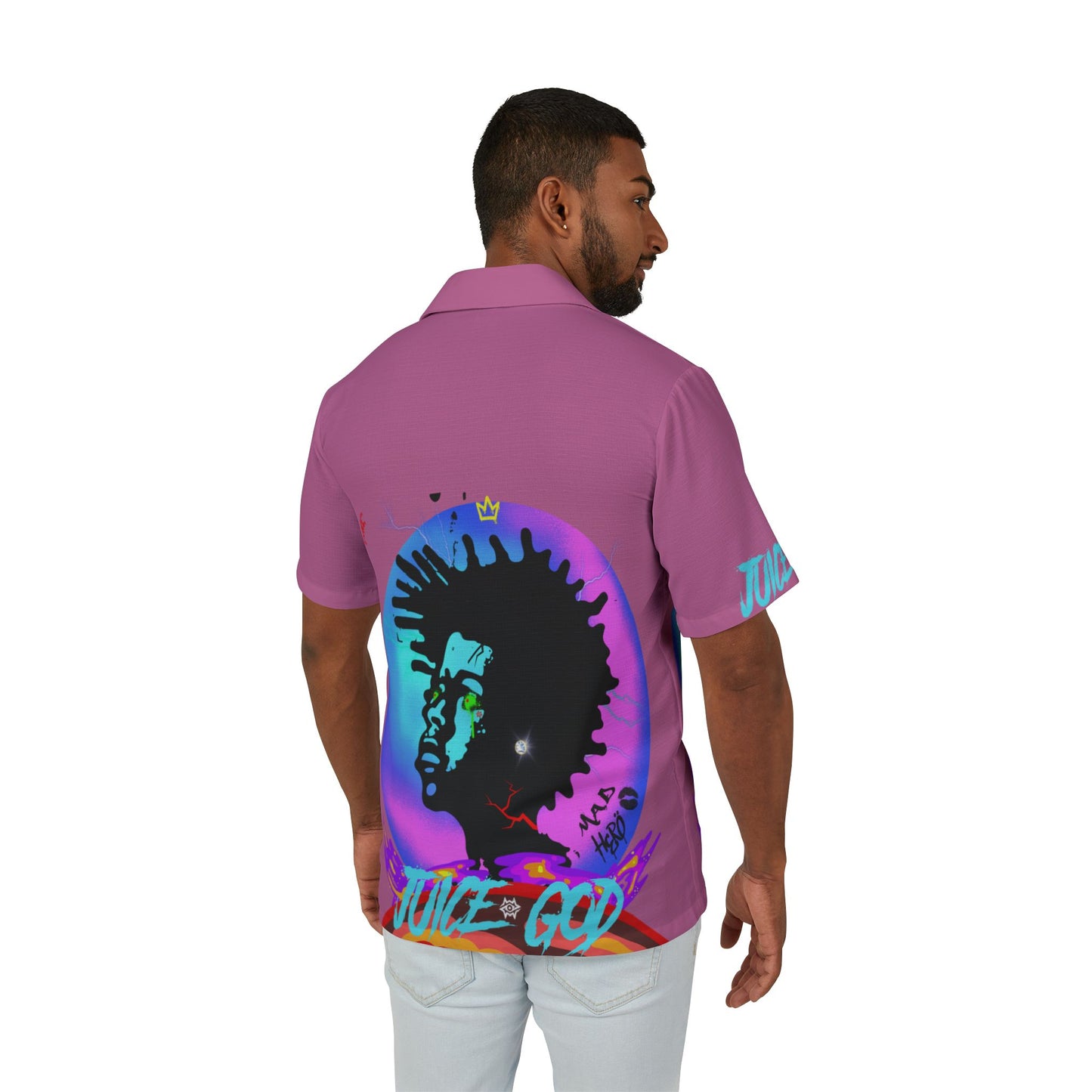 Men's Hawaiian Camp Shirt (AOP)