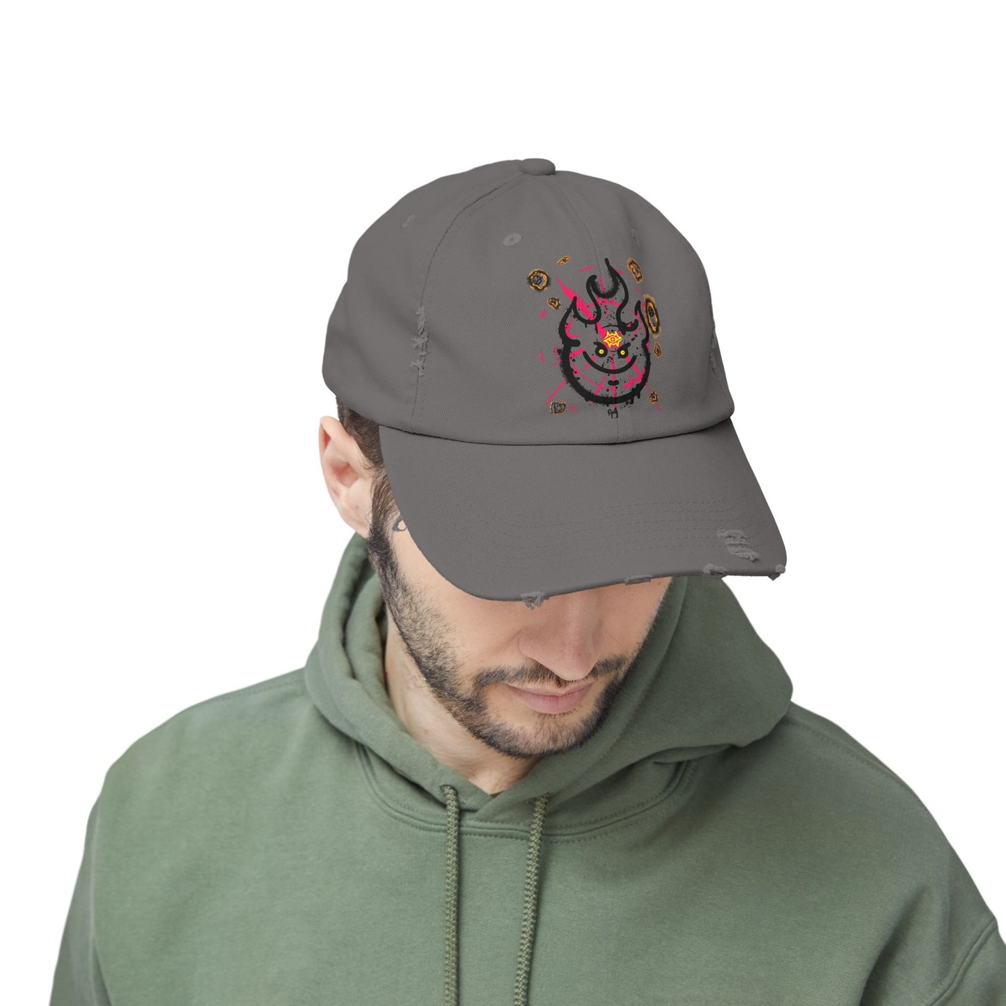 Distressed Cap-Inner Flames