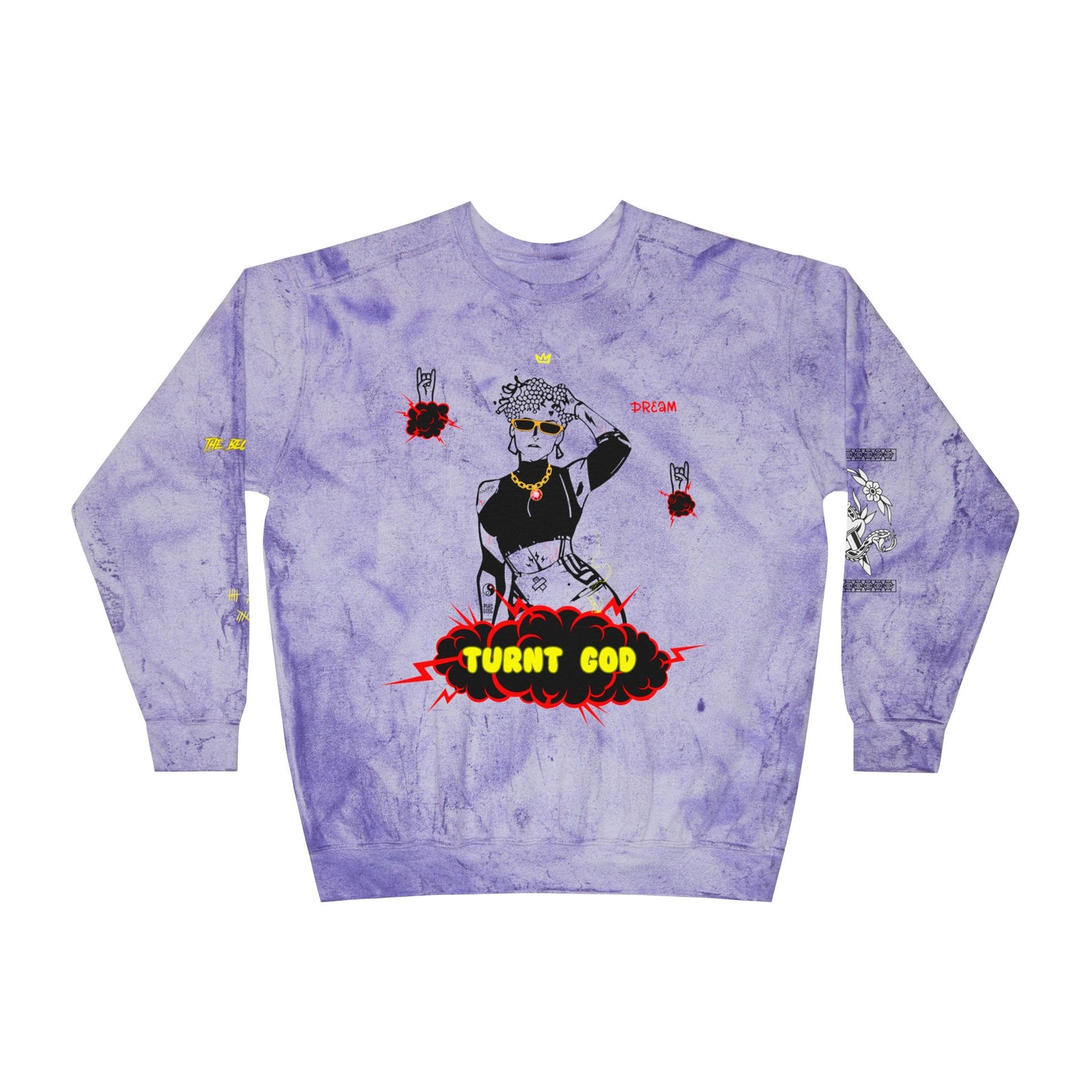 Color Blast Sweatshirt / Turnt God