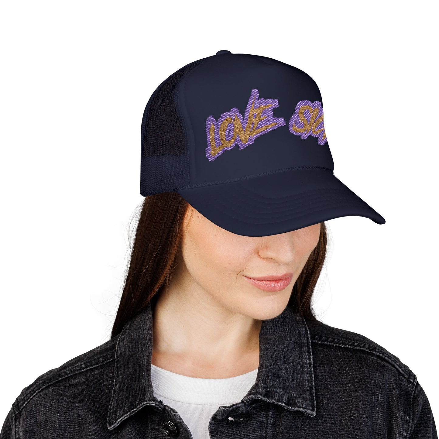 Vibrant Love & Sunk Foam Trucker Hat