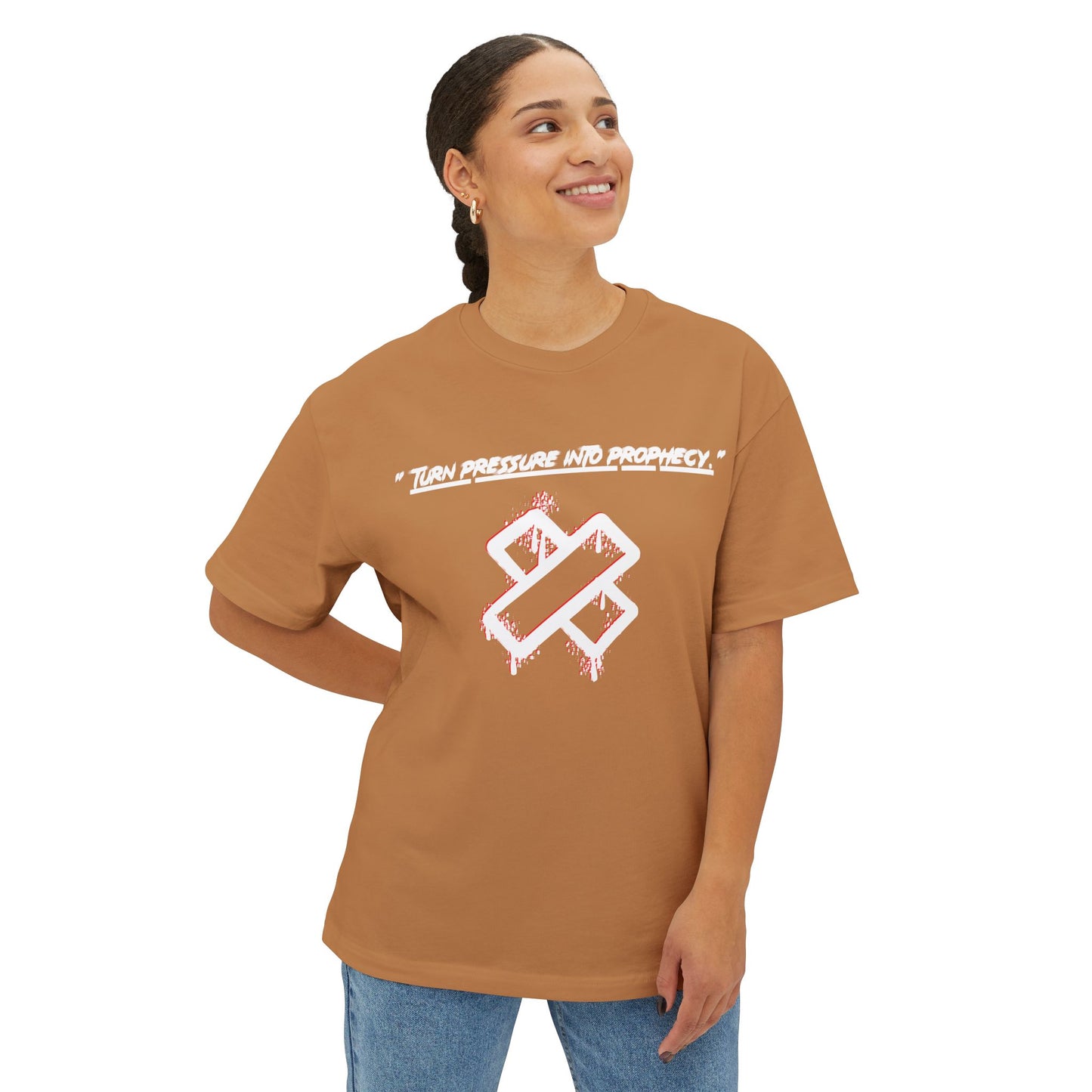 Oversized Boxy Tee- High Voltage