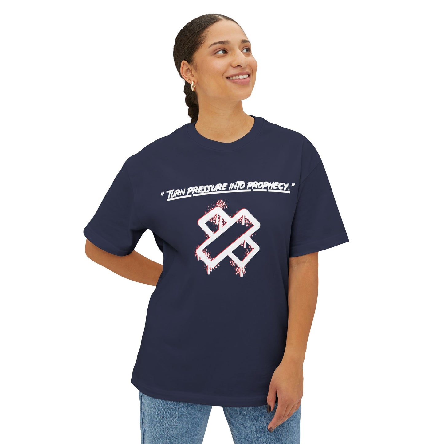 Oversized Boxy Tee- High Voltage