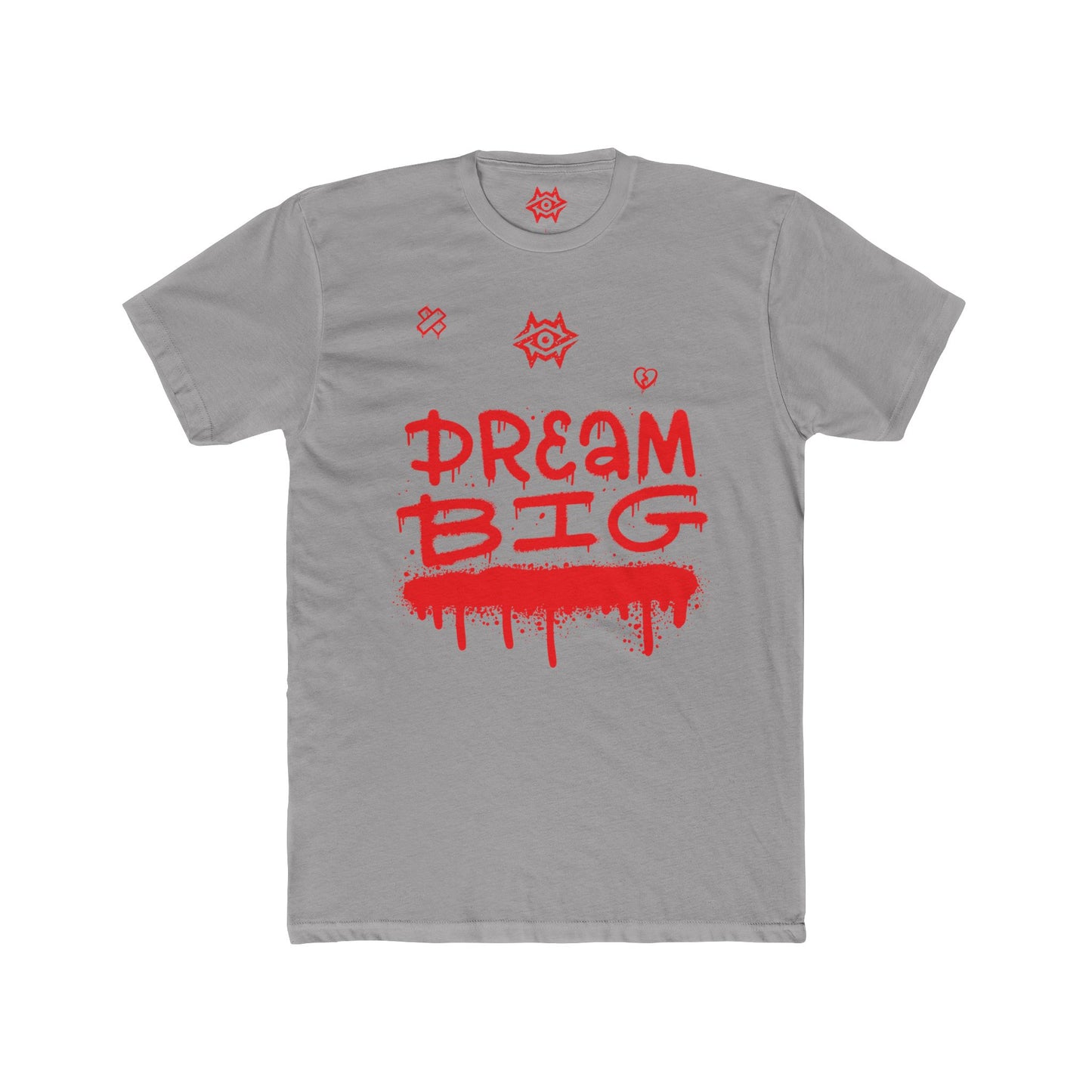 Cotton Crew Neck T-Shirt / Dream Big