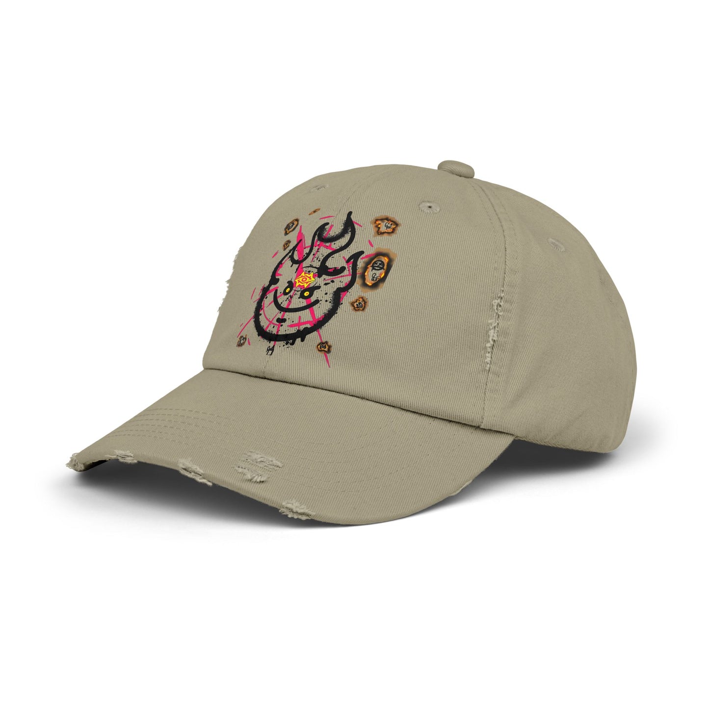 Distressed Cap-Inner Flames