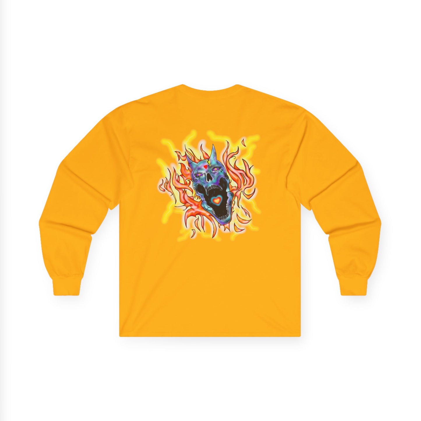 Long Sleeve Tee / Love Skull
