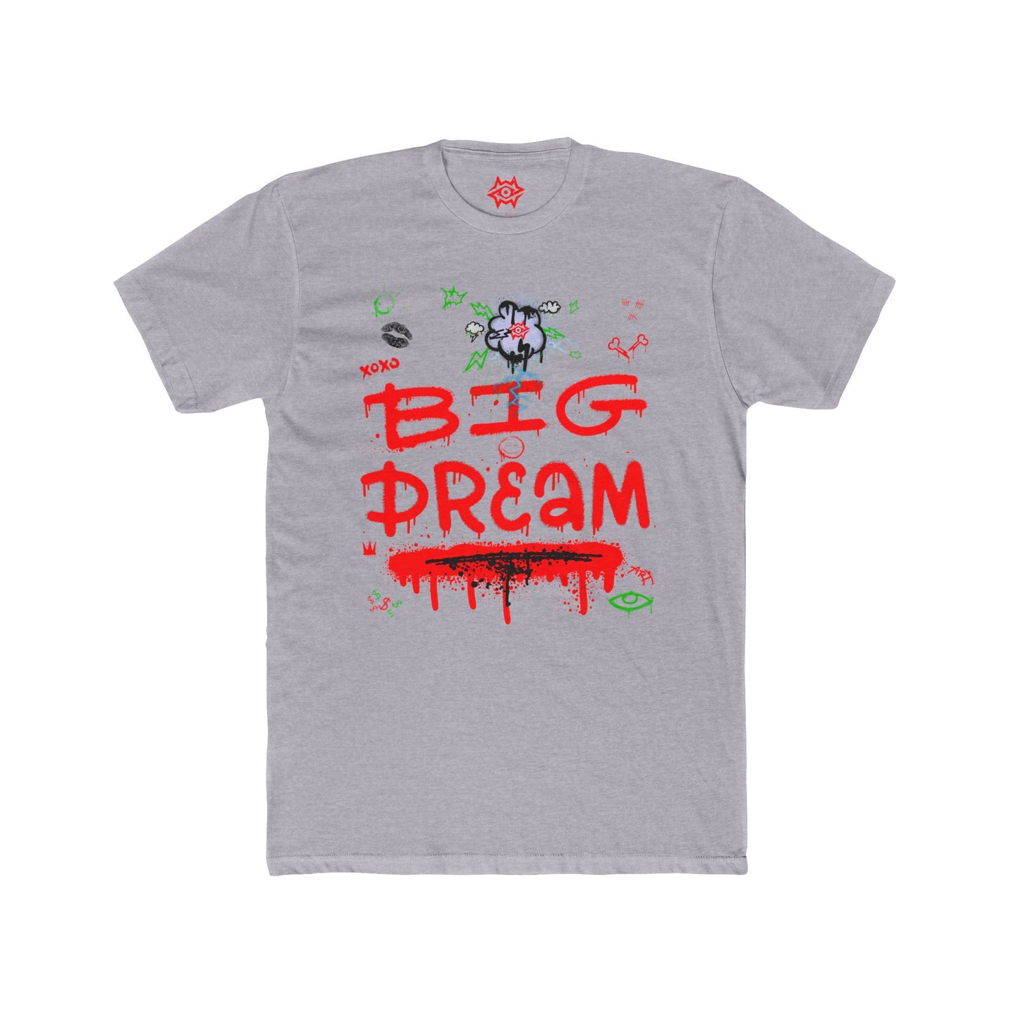 Cotton Crew Neck T-Shirt / Big Dream