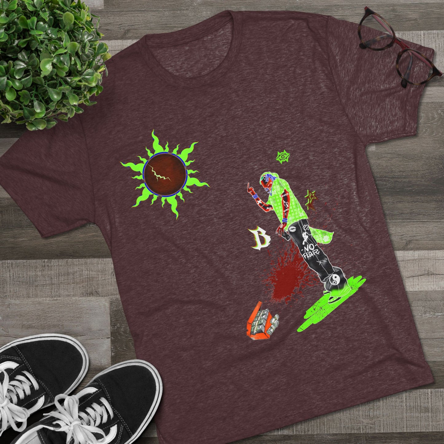 Tri Blend T-Shirt / The World Ruler