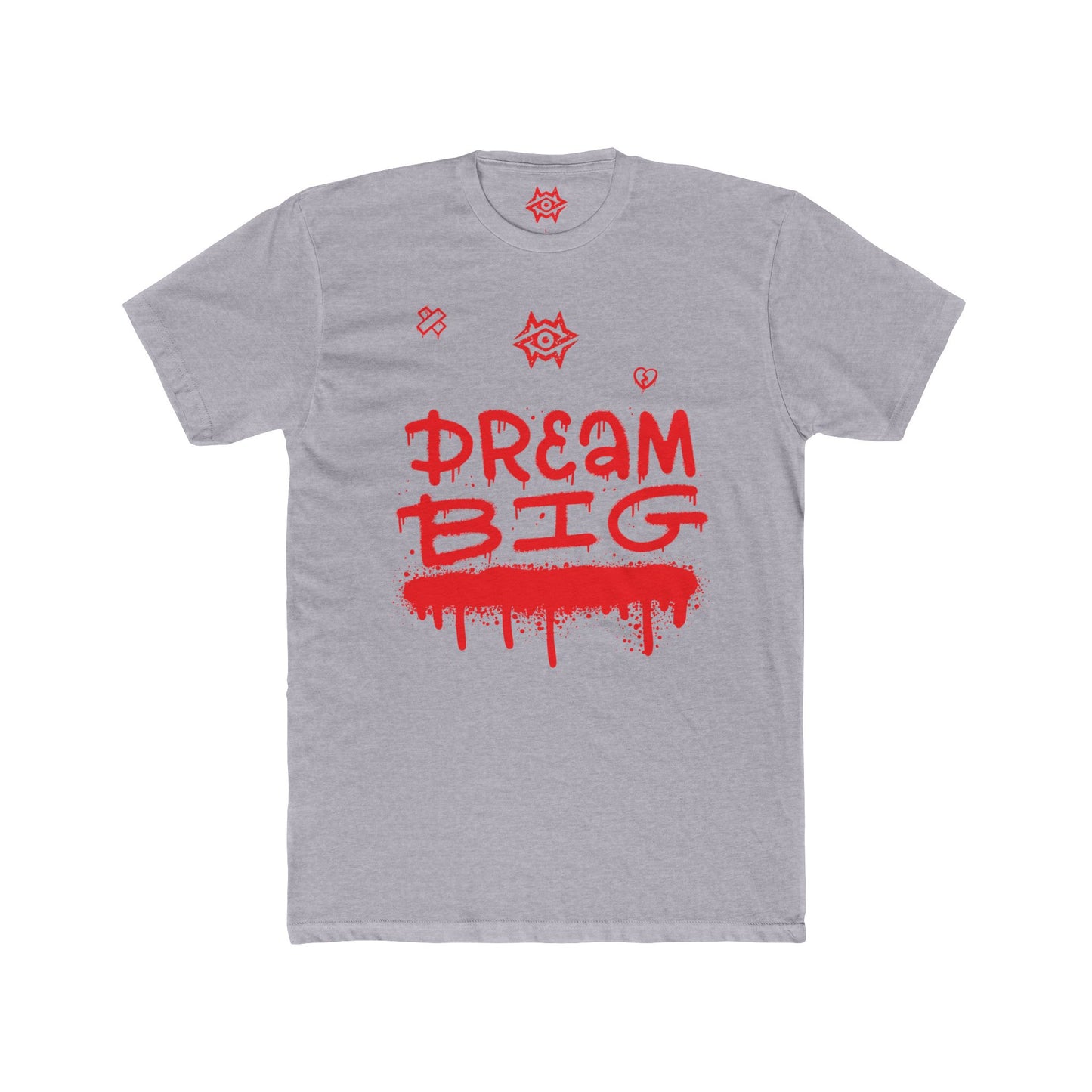 Cotton Crew Neck T-Shirt / Dream Big