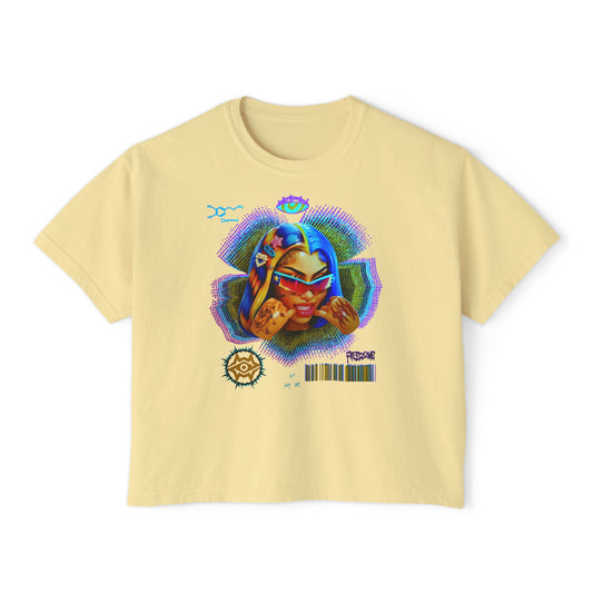 Boxy Tee - Retro Goddess