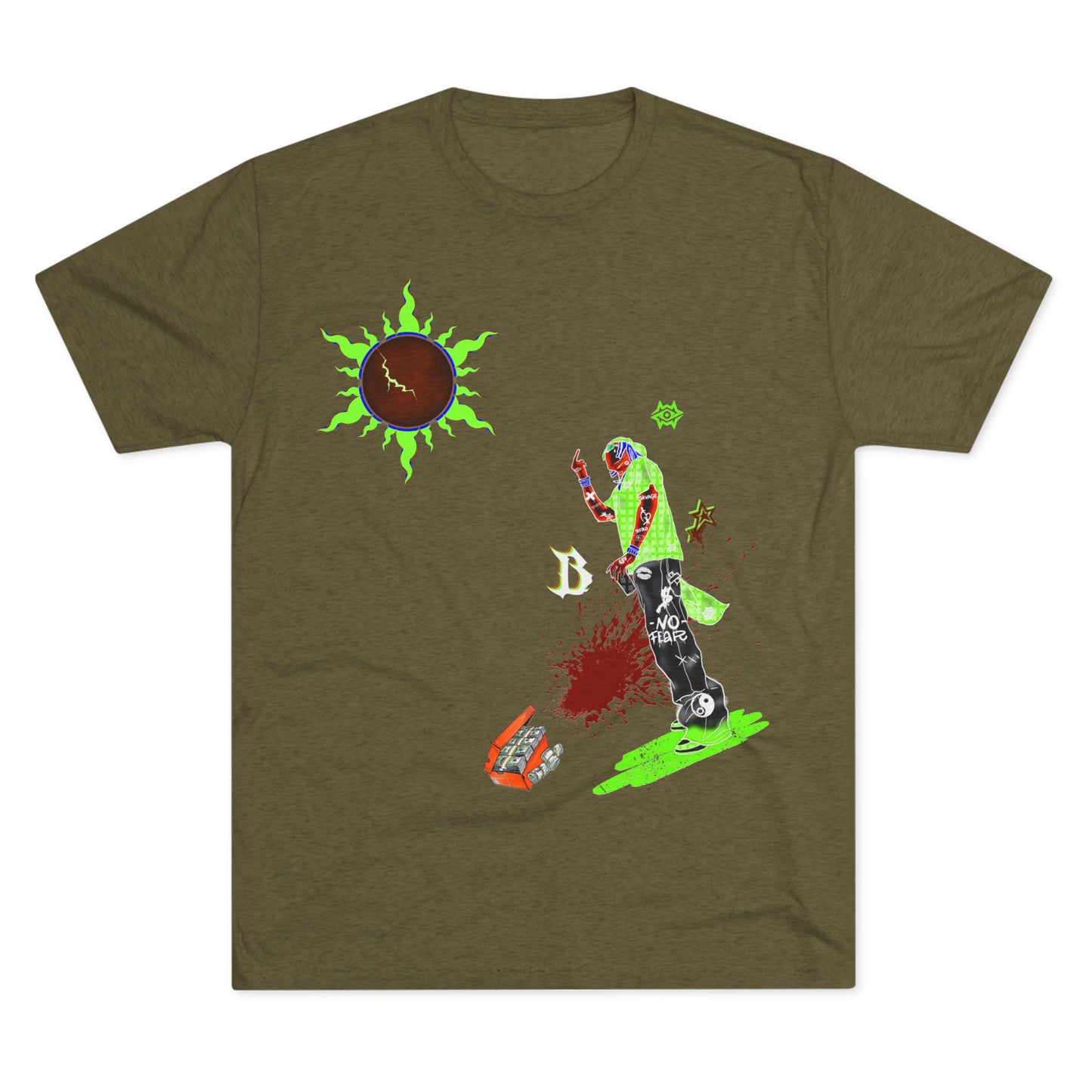 Tri Blend T-Shirt / The World Ruler