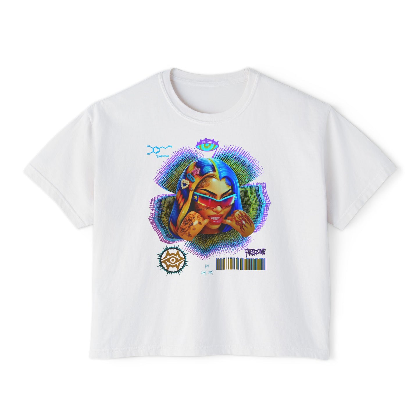 Boxy Tee - Retro Goddess