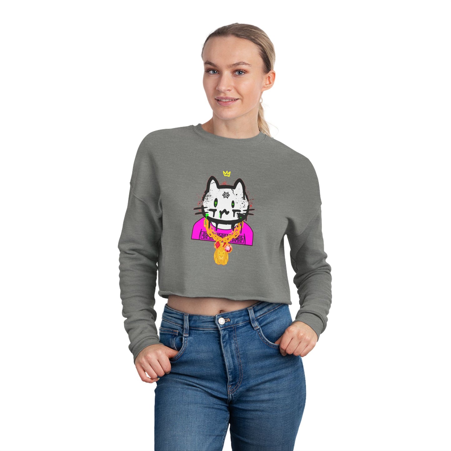 Women's Cropped Sweatshirt / Osama