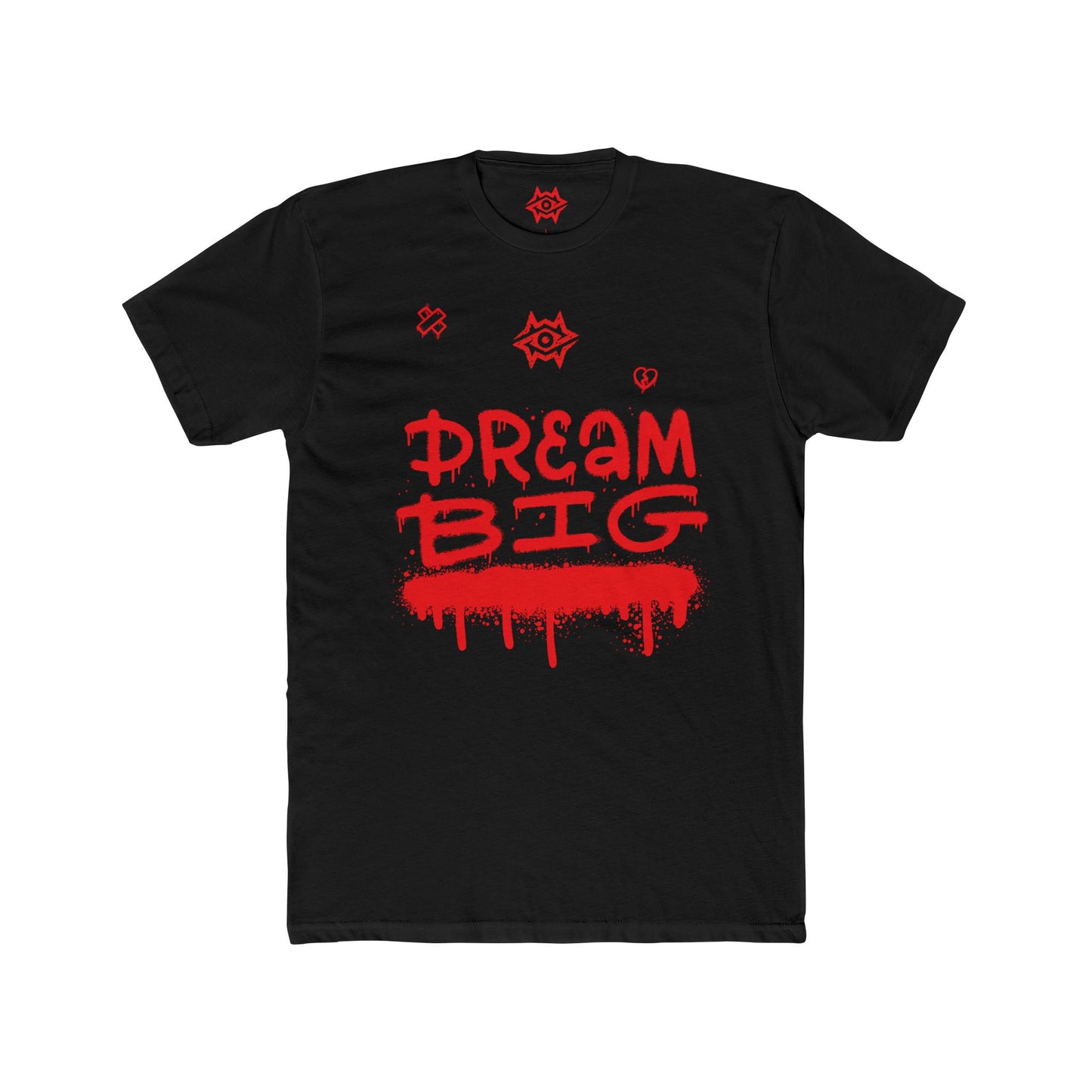 Cotton Crew Neck T-Shirt / Dream Big