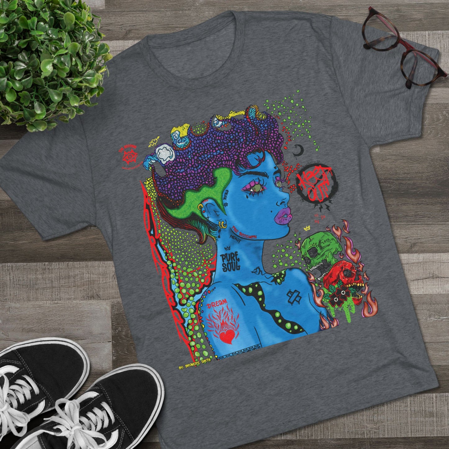 Tri-Blend T-Shirt/ Scorn Queen