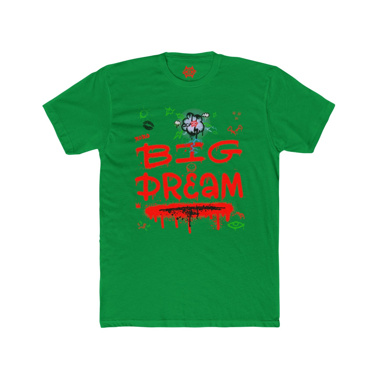 Cotton Crew Neck T-Shirt / Big Dream