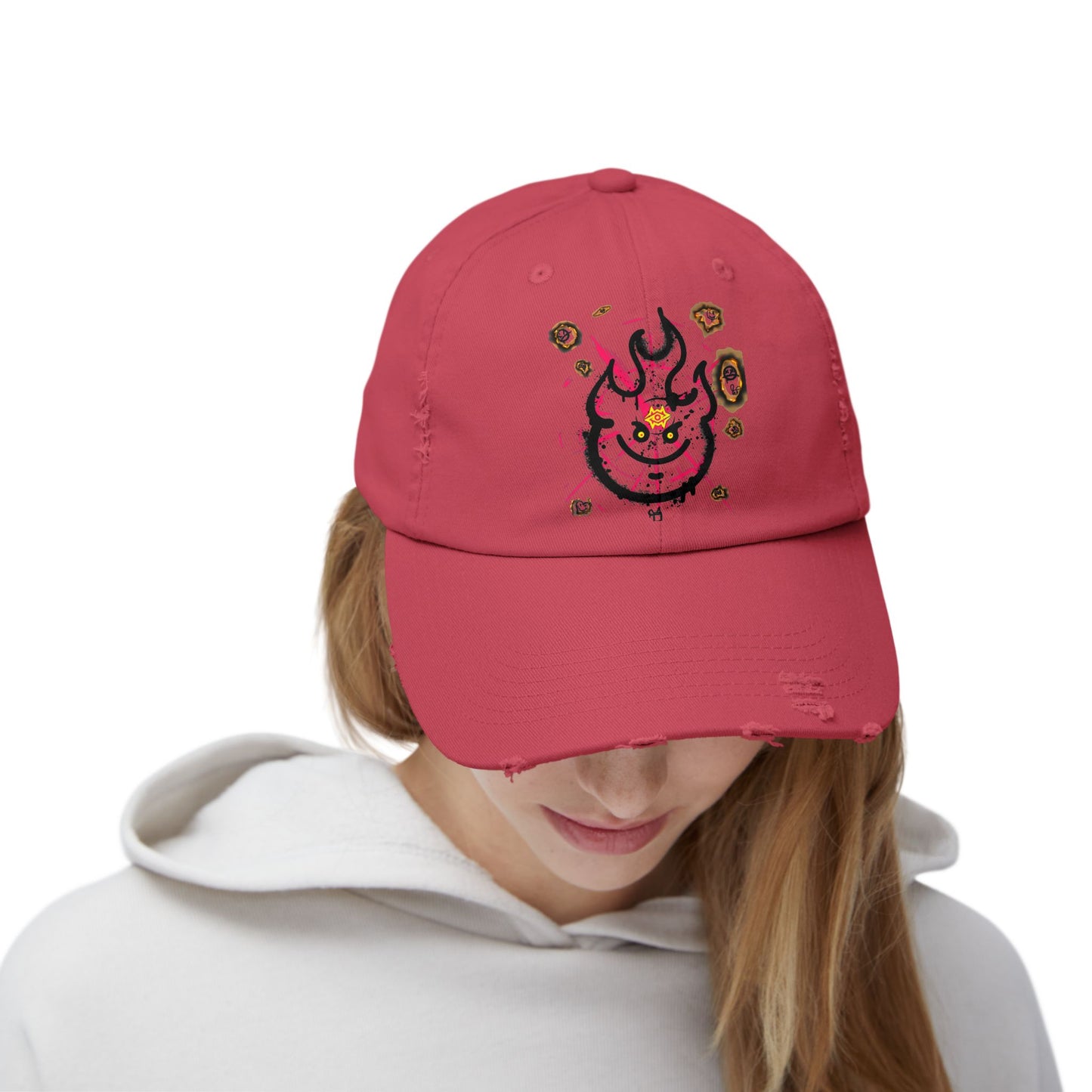 Distressed Cap-Inner Flames
