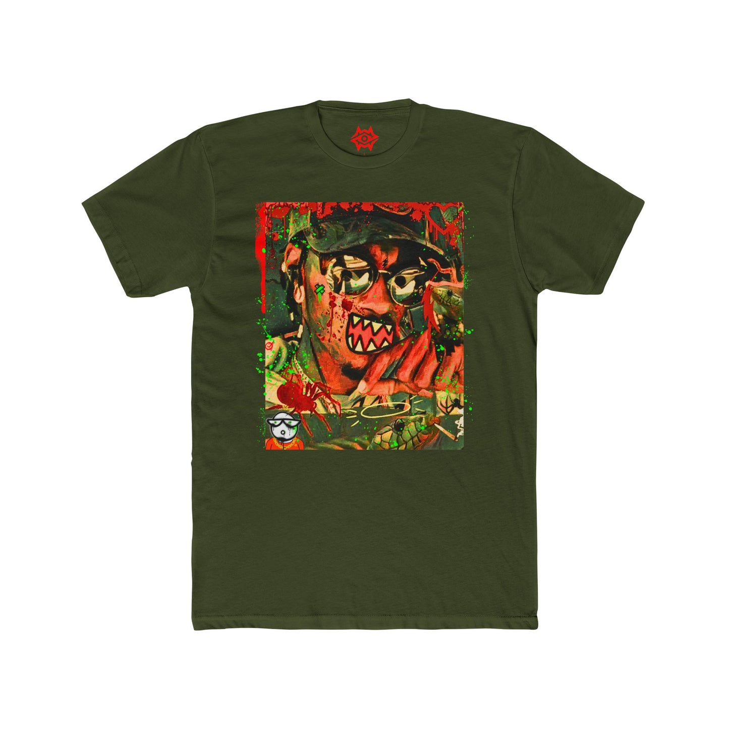 Crew Neck T-Shirt / Mudd Hound